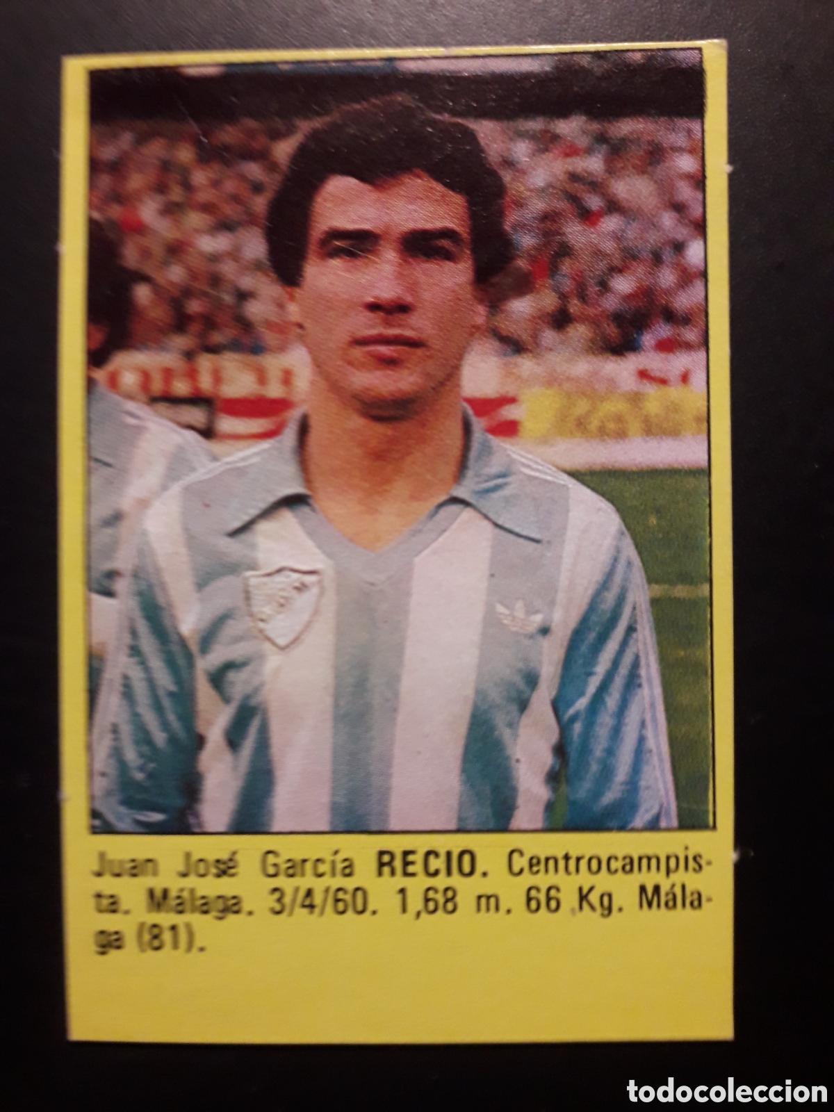 Cromos de f&uacute;tbol: RECIO M&Aacute;LAGA SUPER F&Uacute;TBOL 84 83-84 1983-1984 ROLL&Aacute;N DESPEGADO PEDIDO M&Iacute;NIMO 3&euro;