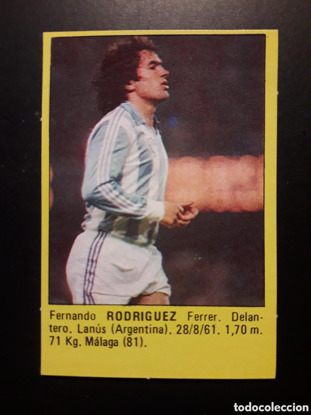 Cromos de f&uacute;tbol: RODR&Iacute;GUEZ M&Aacute;LAGA SUPER F&Uacute;TBOL 84 83-84 1983-1984 ROLL&Aacute;N DESPEGADO PEDIDO M&Iacute;NIMO 3&euro;