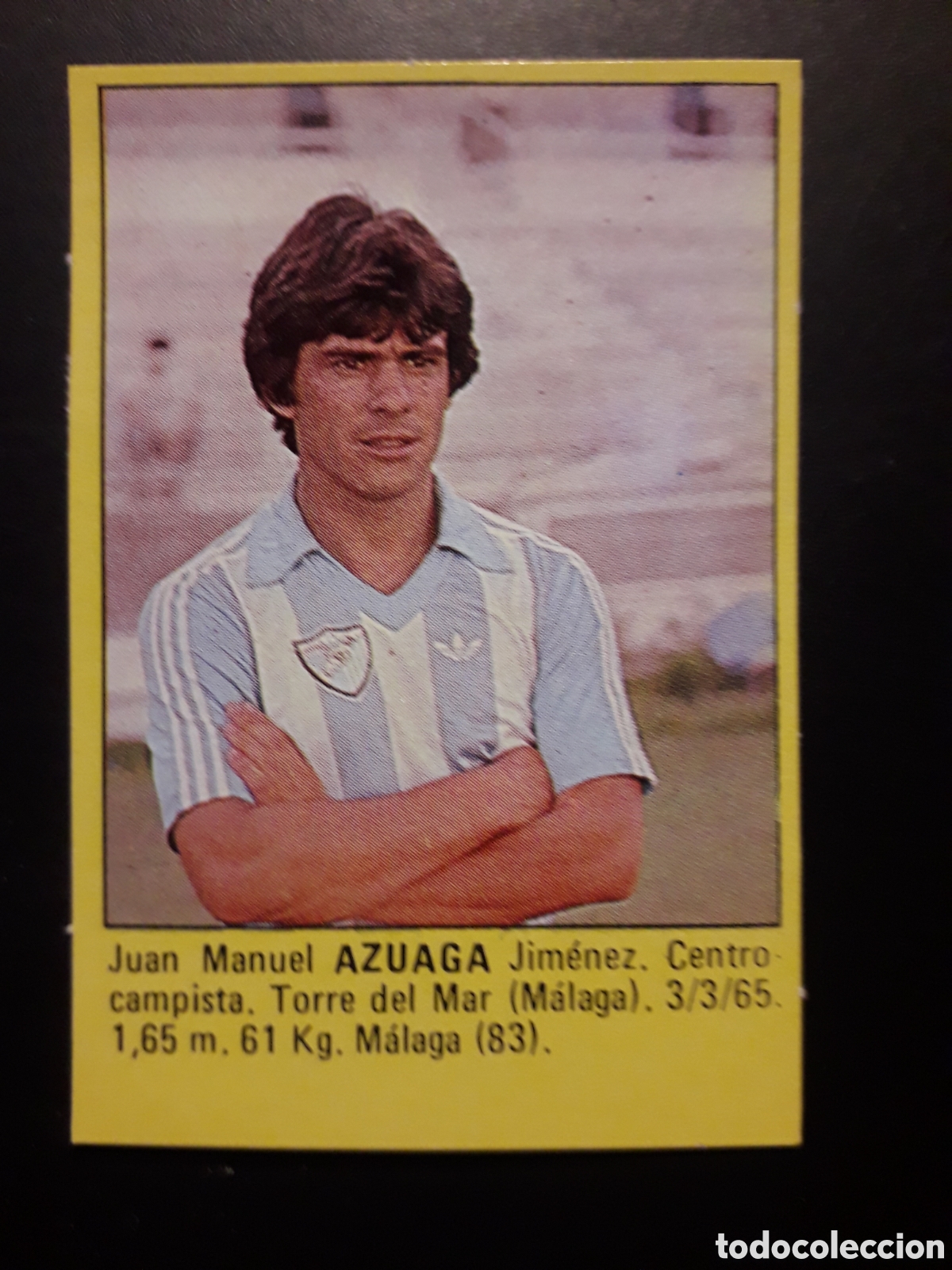 Cromos de f&uacute;tbol: AZUAGA M&Aacute;LAGA SUPER F&Uacute;TBOL 84 83-84 1983-1984 ROLL&Aacute;N DESPEGADO PEDIDO M&Iacute;NIMO 3&euro;