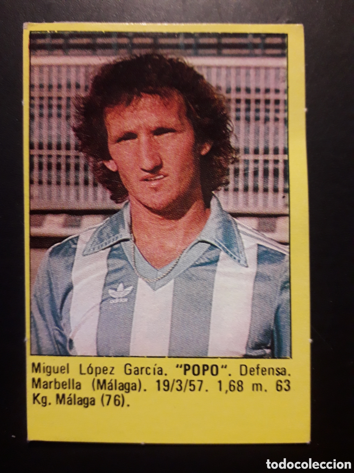 Cromos de f&uacute;tbol: POPO M&Aacute;LAGA SUPER F&Uacute;TBOL 84 83-84 1983-1984 ROLL&Aacute;N DESPEGADO PEDIDO M&Iacute;NIMO 3&euro;
