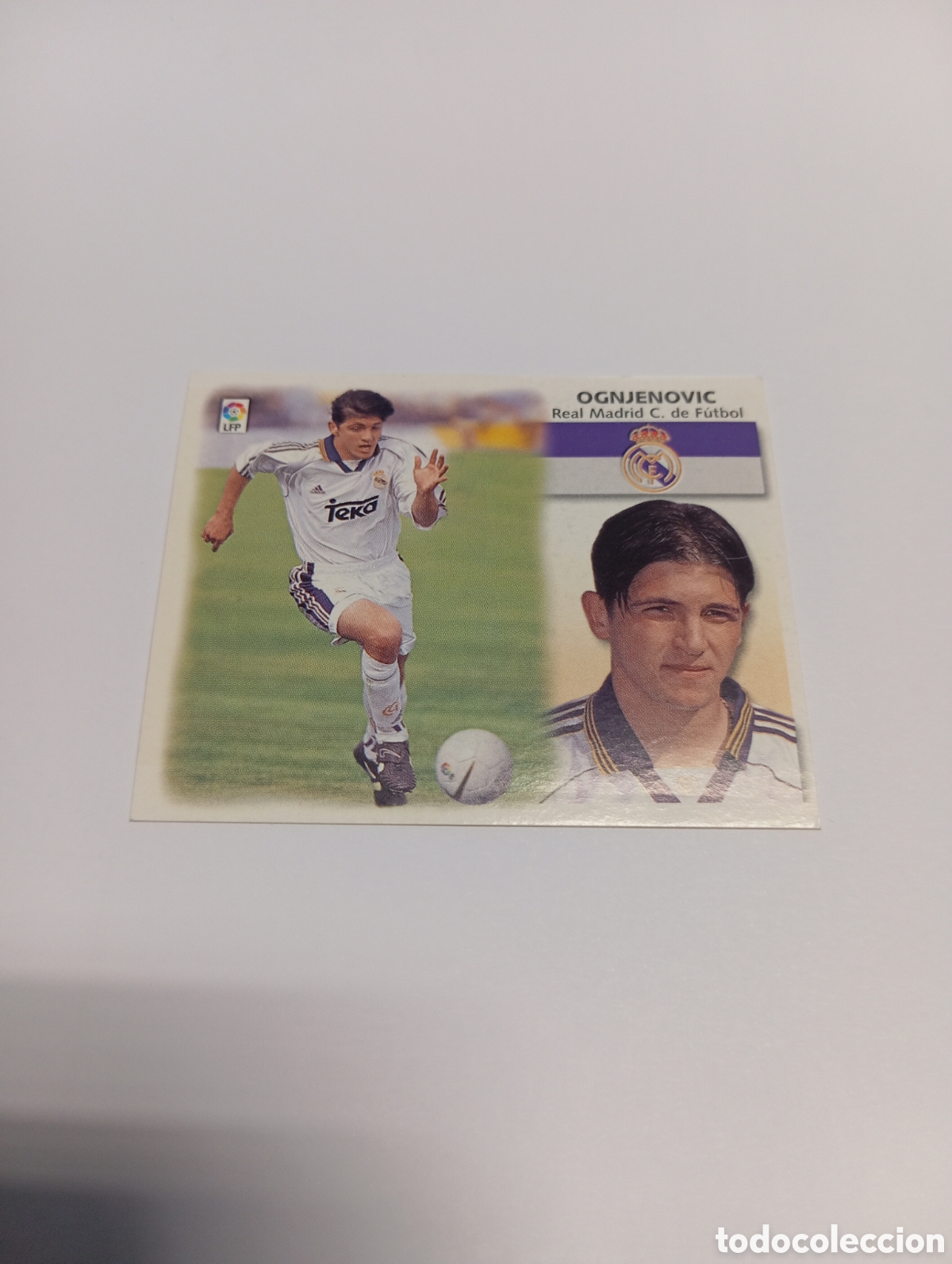 Cromos de f&uacute;tbol: OGNJENOVIC Real Madrid LIGA ESTE 1999 2000 PANINI 99 00 NUEVO SIN PEGAR