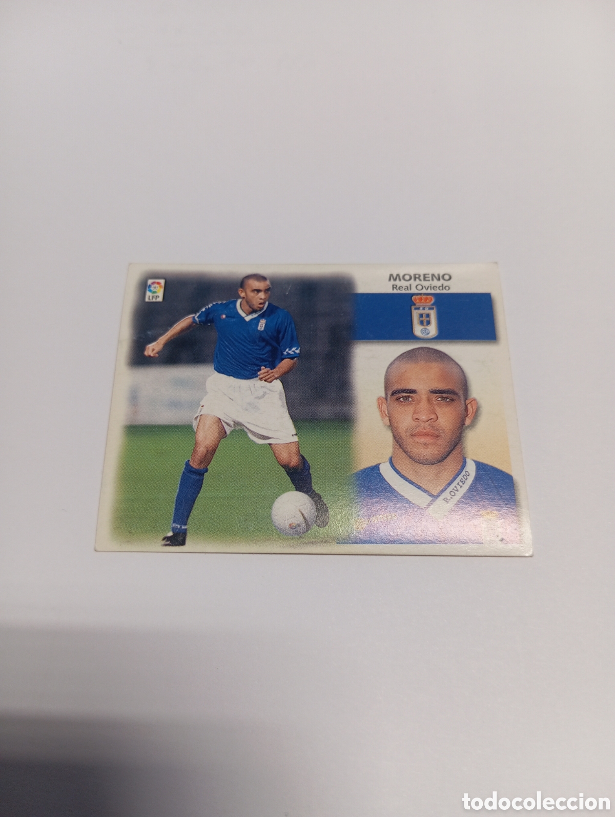 Cromos de f&uacute;tbol: MORENO BAJA Oviedo LIGA ESTE 1999 2000 PANINI 99 00 NUEVO SIN PEGAR
