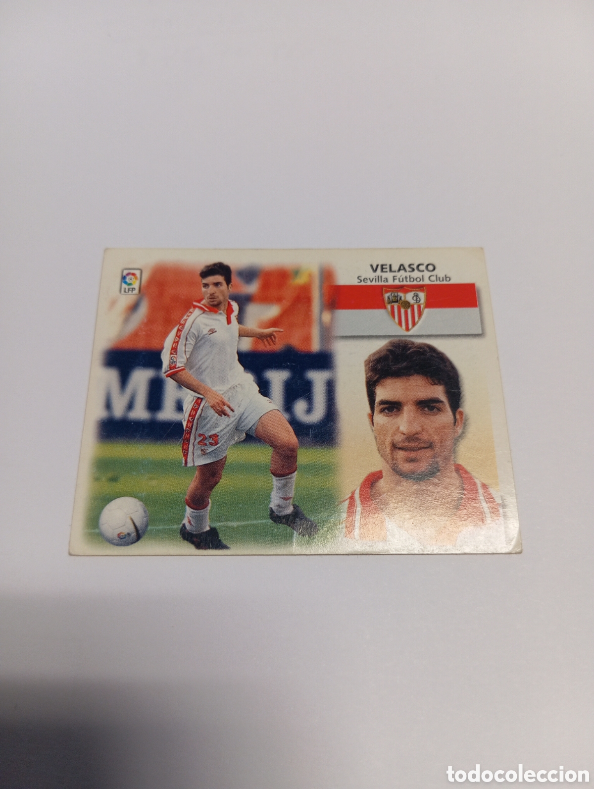 Cromos de f&uacute;tbol: VELASCO BAJA Sevilla LIGA ESTE 1999 2000 PANINI 99 00 NUEVO SIN PEGAR