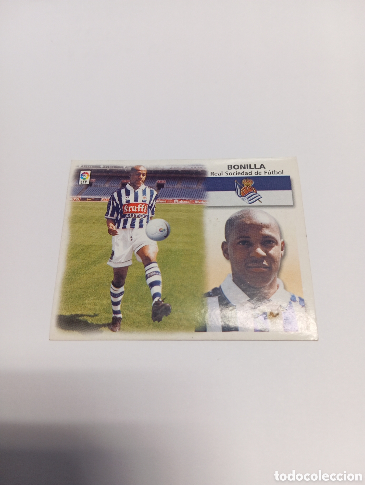 Cromos de f&uacute;tbol: BONILLA COLOCA Real Sociedad LIGA ESTE 1999 2000 PANINI 99 00 NUEVO SIN PEGAR