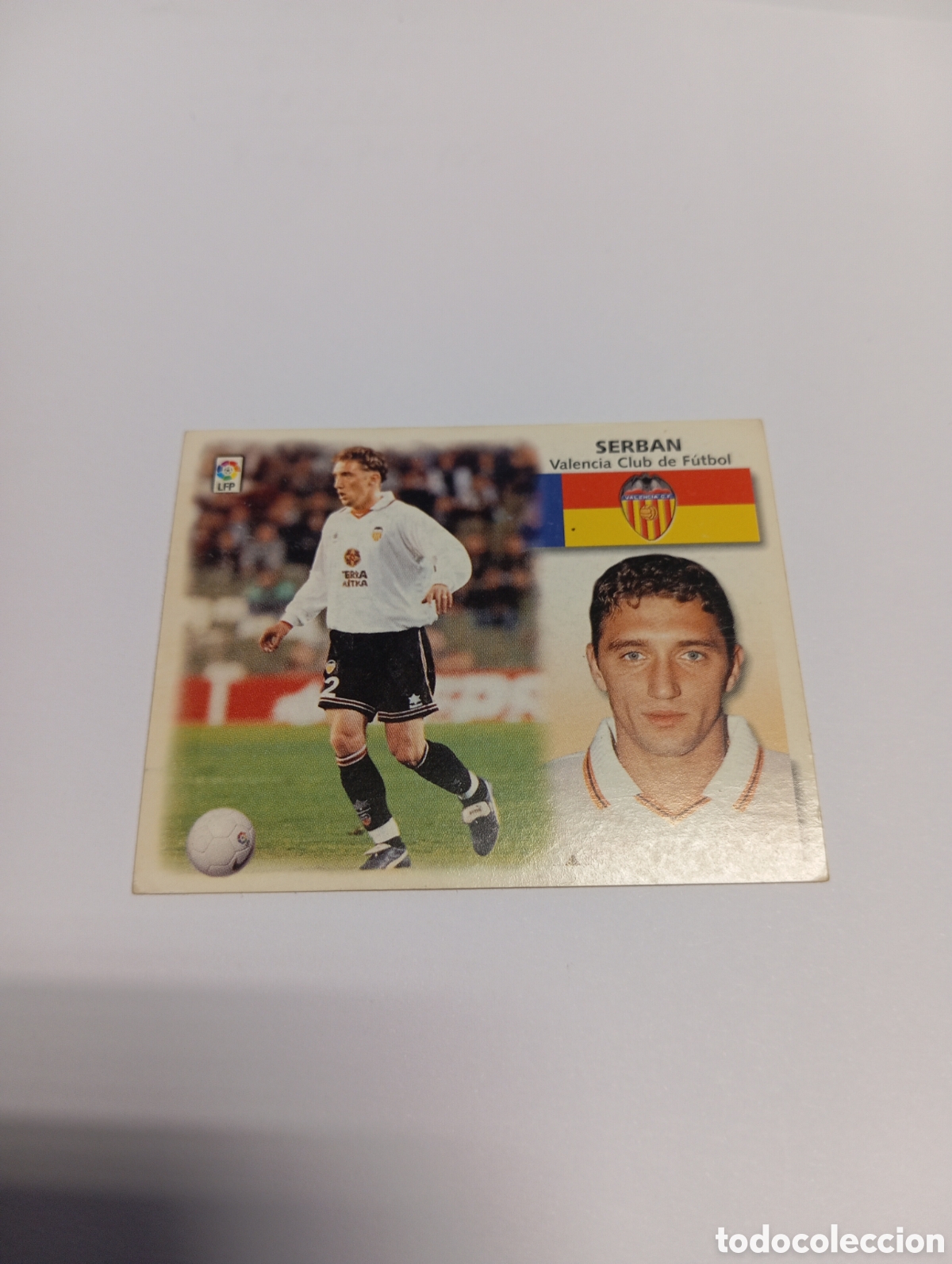 Cromos de f&uacute;tbol: SERBAN Valencia LIGA ESTE 1999 2000 PANINI 99 00 NUEVO SIN PEGAR