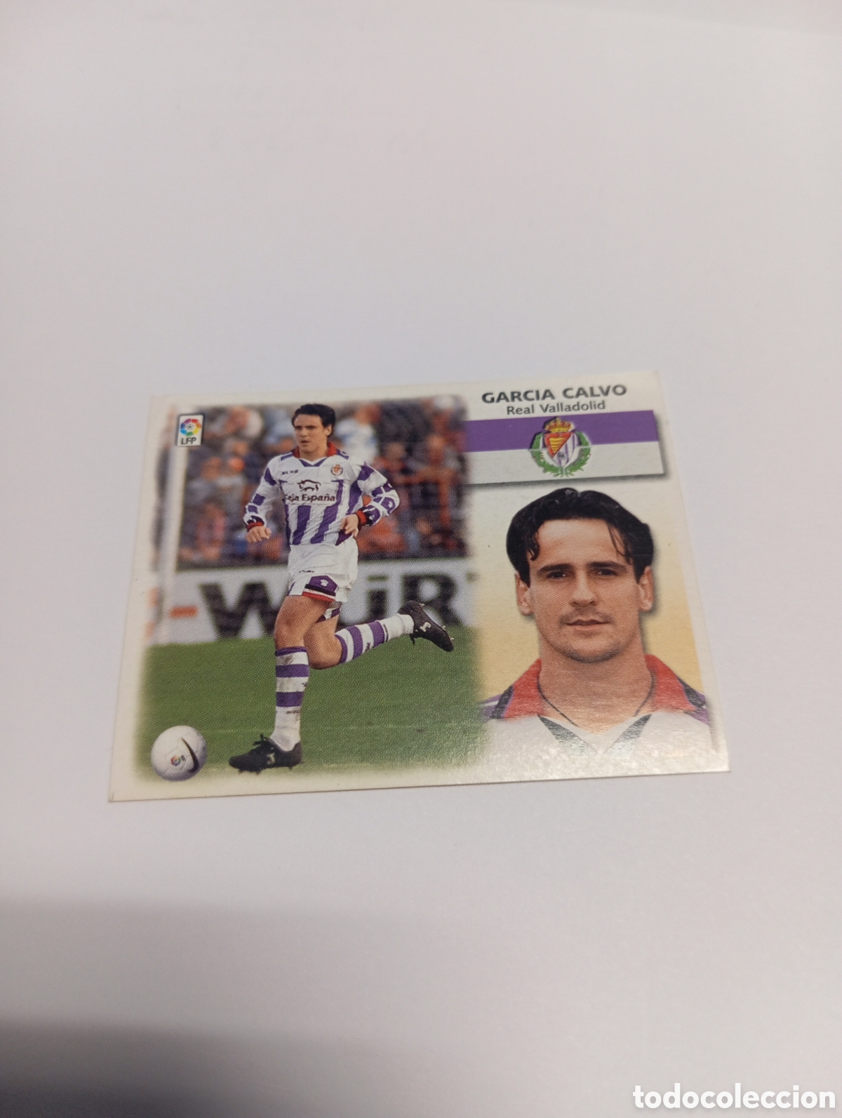 Cromos de f&uacute;tbol: GARC&Iacute;A CALVO Valladolid LIGA ESTE 1999 2000 PANINI 99 00 NUEVO SIN PEGAR