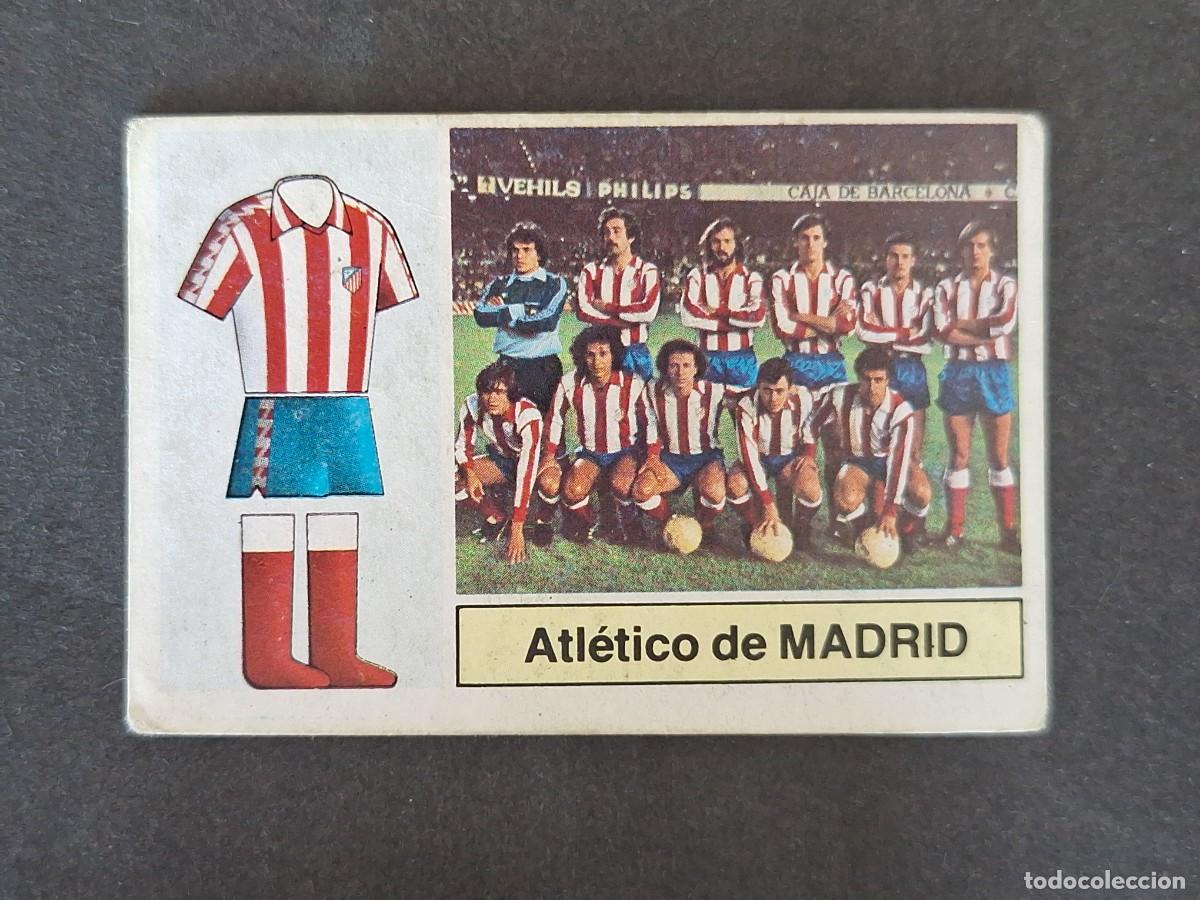 Cartes &agrave; collectionner de Football: L5 ALINEACION ATLETICO DE MADRID LIGA ESTE 1982 1983 82 83 NUNCA PEGADO SIN PEGAR