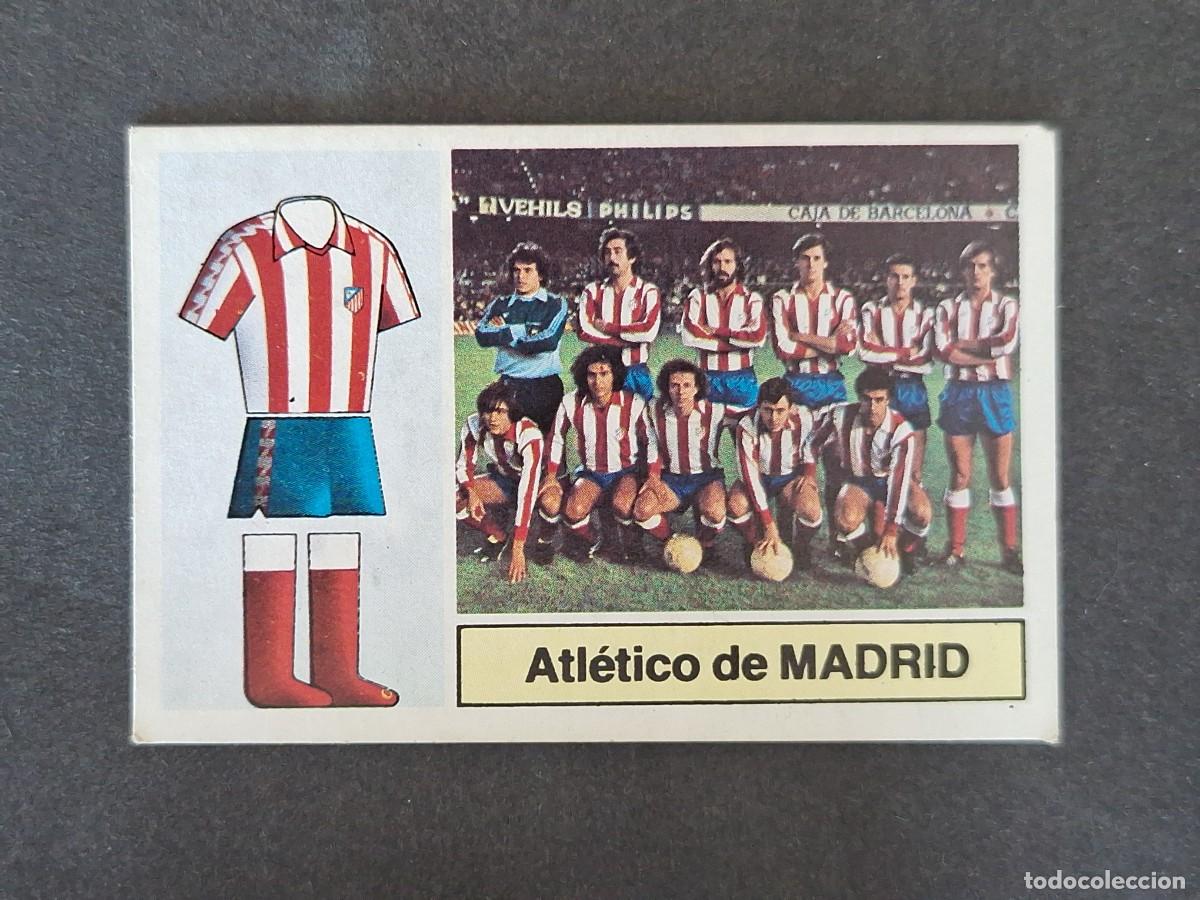 Cartes &agrave; collectionner de Football: L5 ALINEACION ATLETICO DE MADRID LIGA ESTE 1982 1983 82 83 NUNCA PEGADO SIN PEGAR
