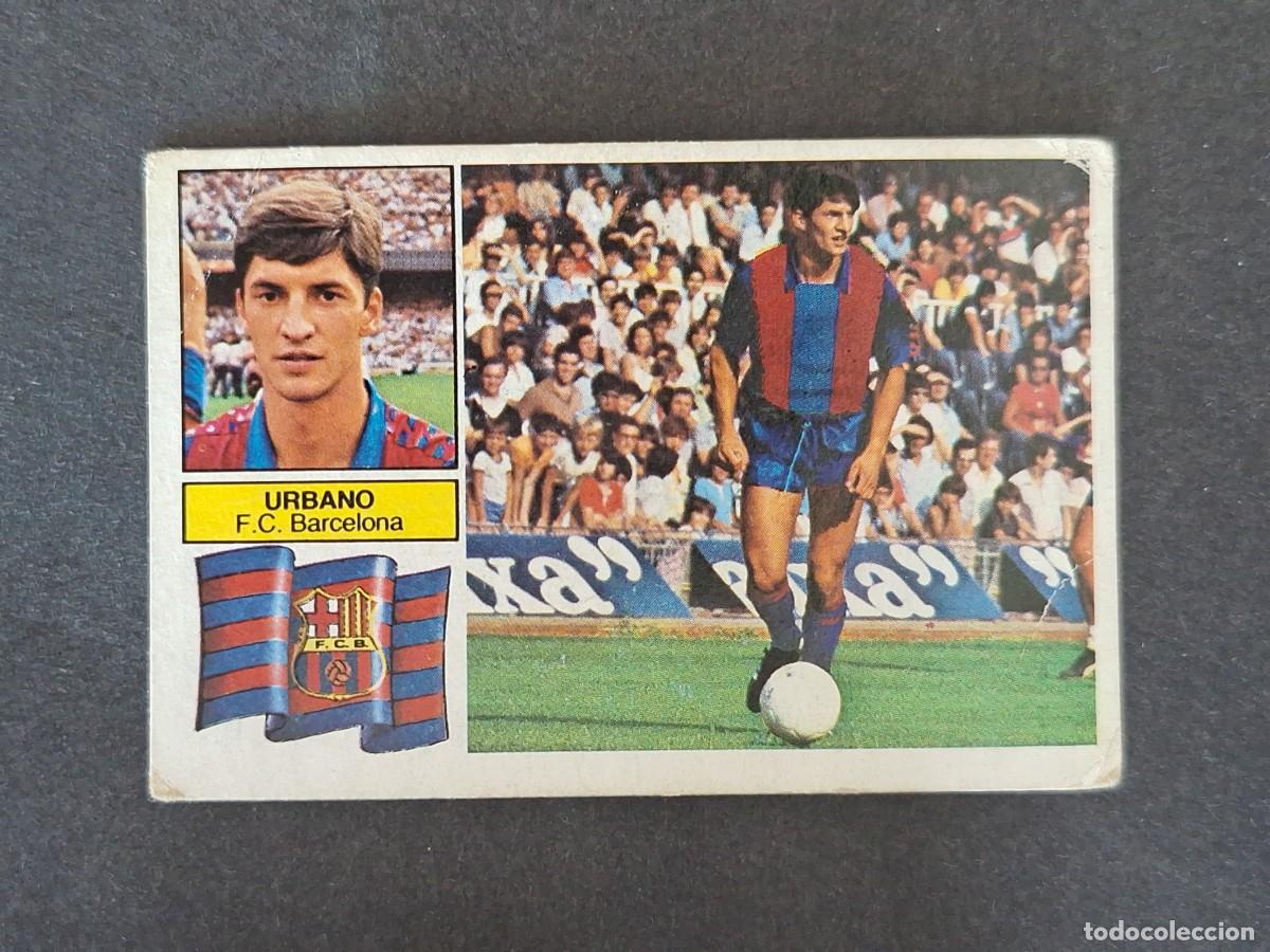 Cromos de f&uacute;tbol: L5 URBANO F. C. BARCELONA LIGA ESTE 1982 1983 82 83 NUNCA PEGADO SIN PEGAR