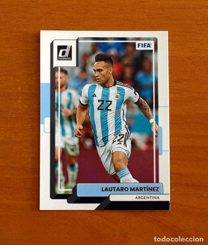 Cromos de f&uacute;tbol: Argentina - N&ordm; 9 Lautaro Mart&iacute;nez - D-DONRUSS SOCCER -FIFA -Panini 2022-2023-22-23