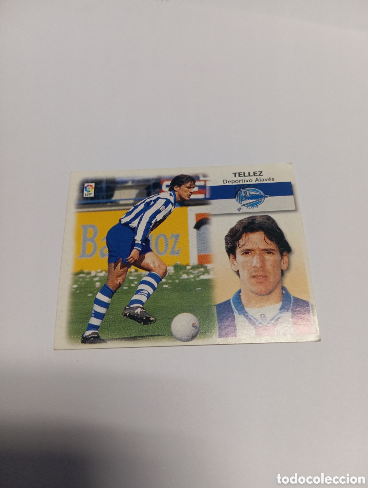 Cromos de f&uacute;tbol: Fichaje 8 TELLEZ Liga Este 1999 2000 PANINI 99 00 NUEVO SIN PEGAR