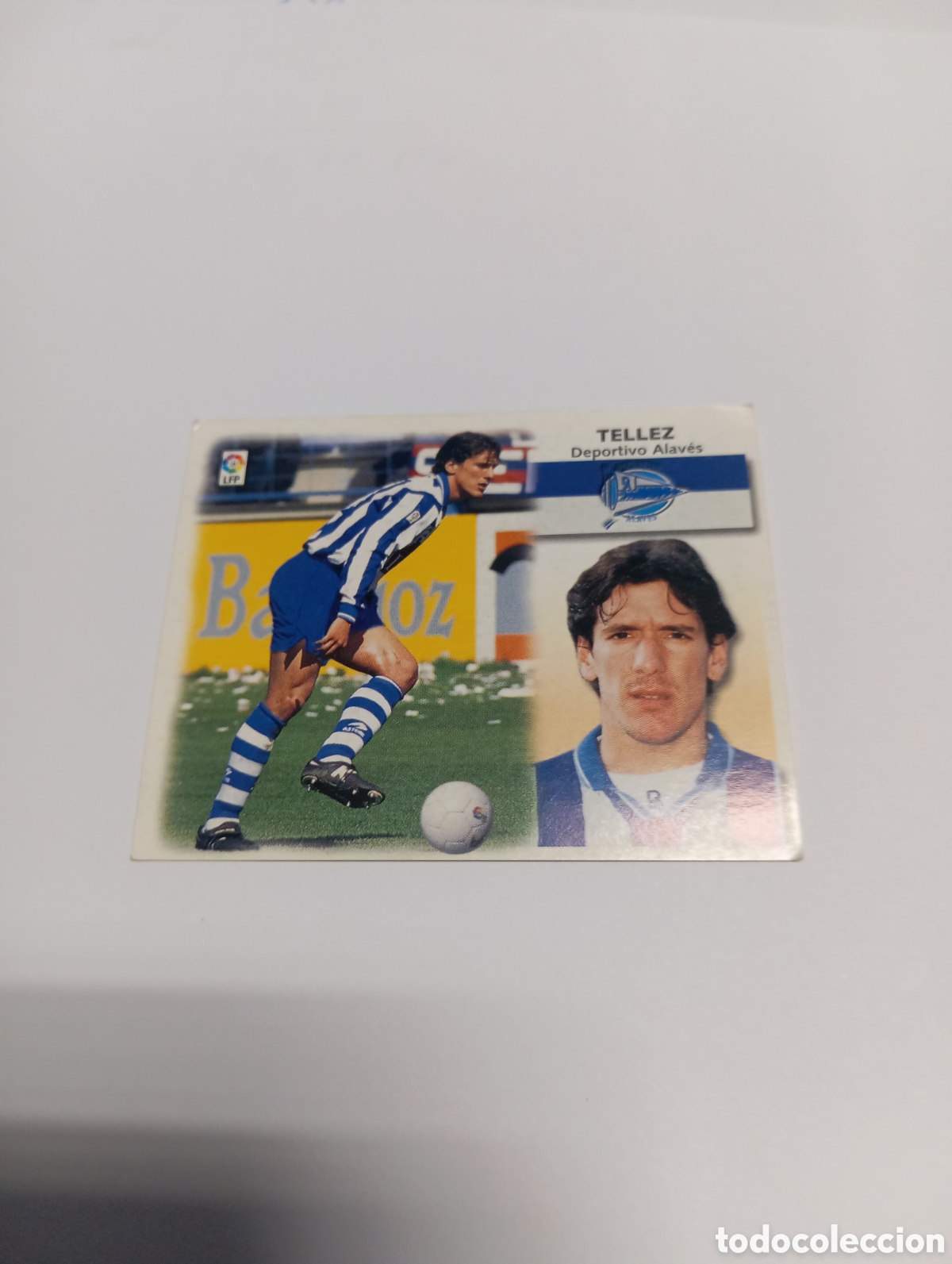 Cromos de f&uacute;tbol: Fichaje 8 TELLEZ Liga Este 1999 2000 PANINI 99 00 NUEVO SIN PEGAR