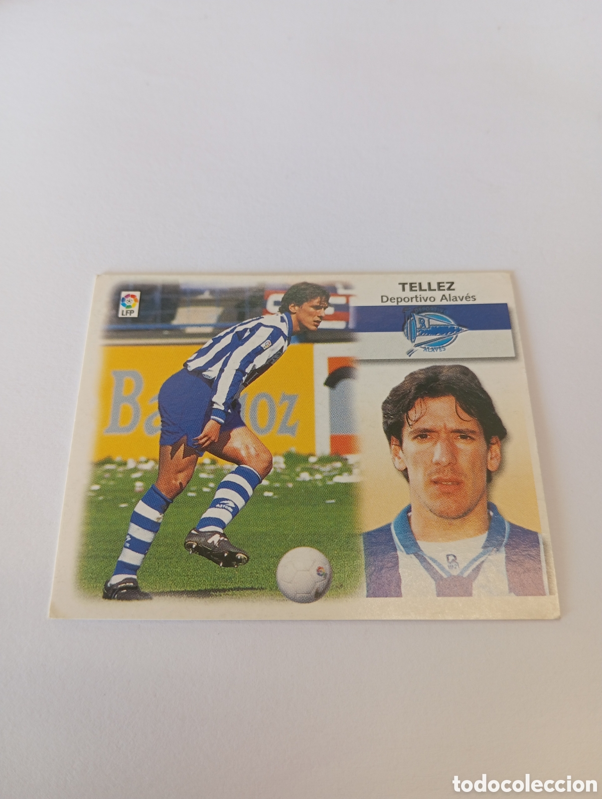 Cromos de f&uacute;tbol: Fichaje 8 TELLEZ Liga Este 1999 2000 PANINI 99 00 NUEVO SIN PEGAR