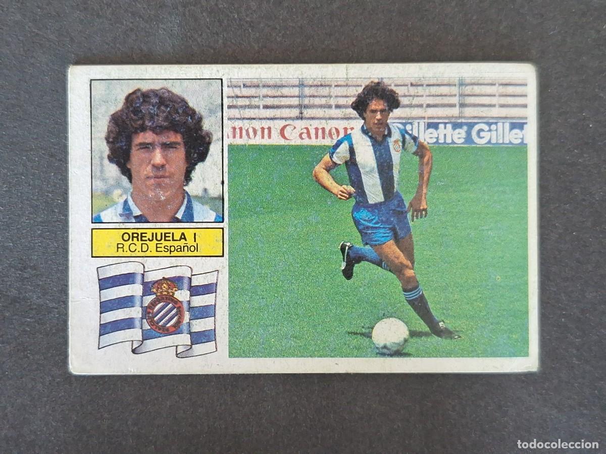Cromos de f&uacute;tbol: L5 OREJUELA I R. C. D. ESPA&Ntilde;OL LIGA ESTE 1982 1983 82 83 NUNCA PEGADO SIN PEGAR