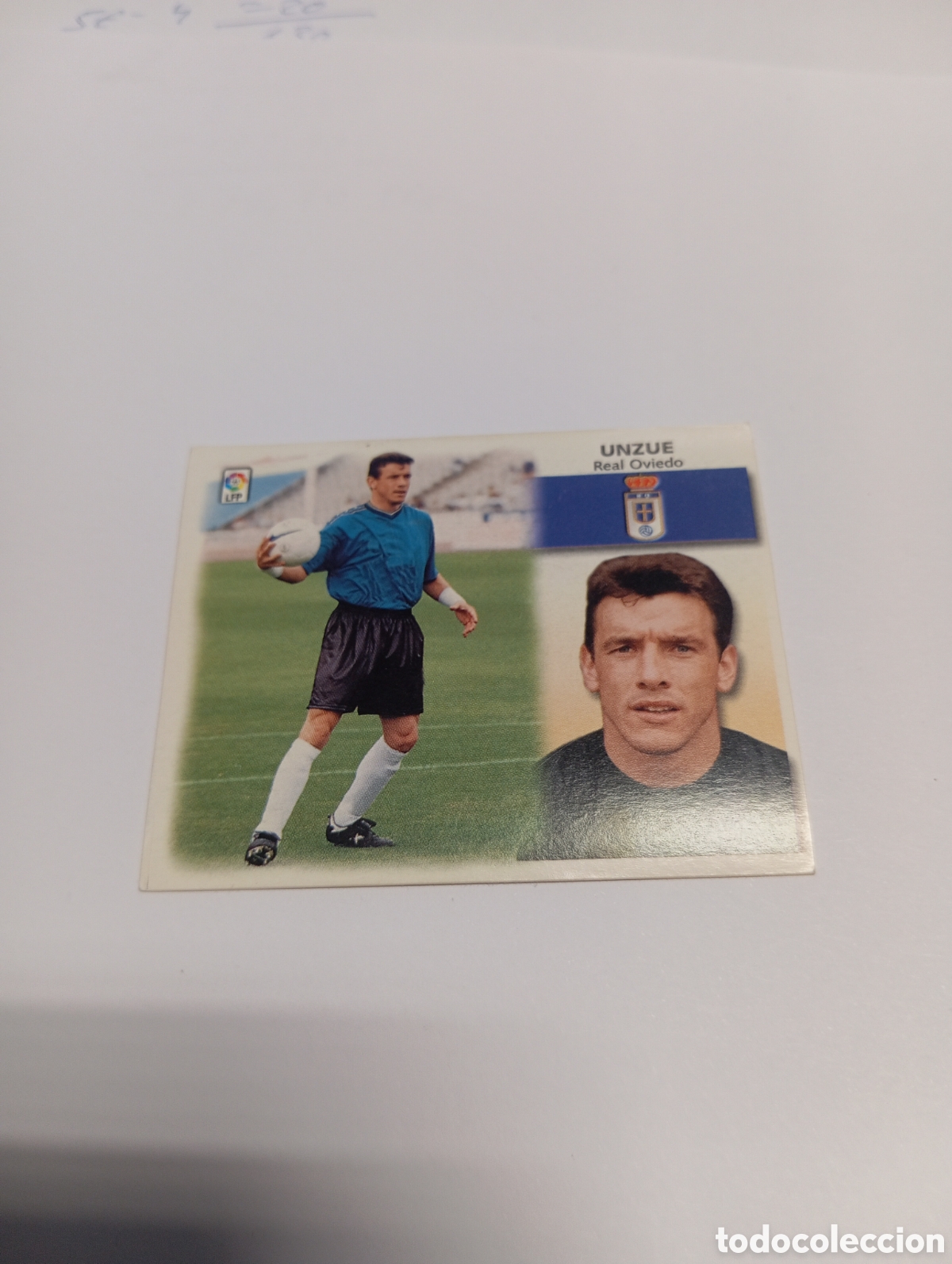 Cromos de f&uacute;tbol: Fichaje 19 UNZUE Liga Este 1999 2000 PANINI 99 00 NUEVO SIN PEGAR