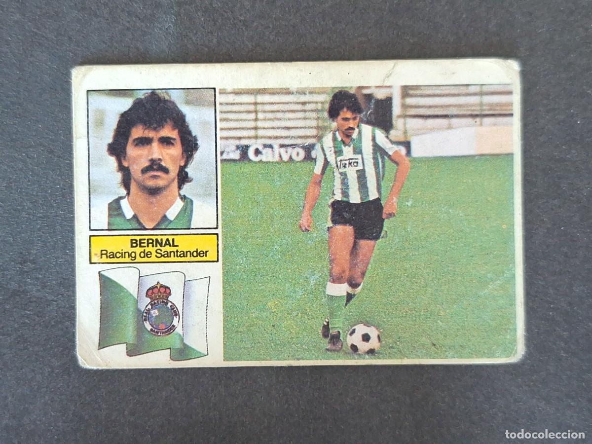 Cromos de f&uacute;tbol: L5 BERNAL VERSION RACING DE SANTANDER LIGA ESTE 1982 1983 82 83 NUNCA PEGADO SIN PEGAR