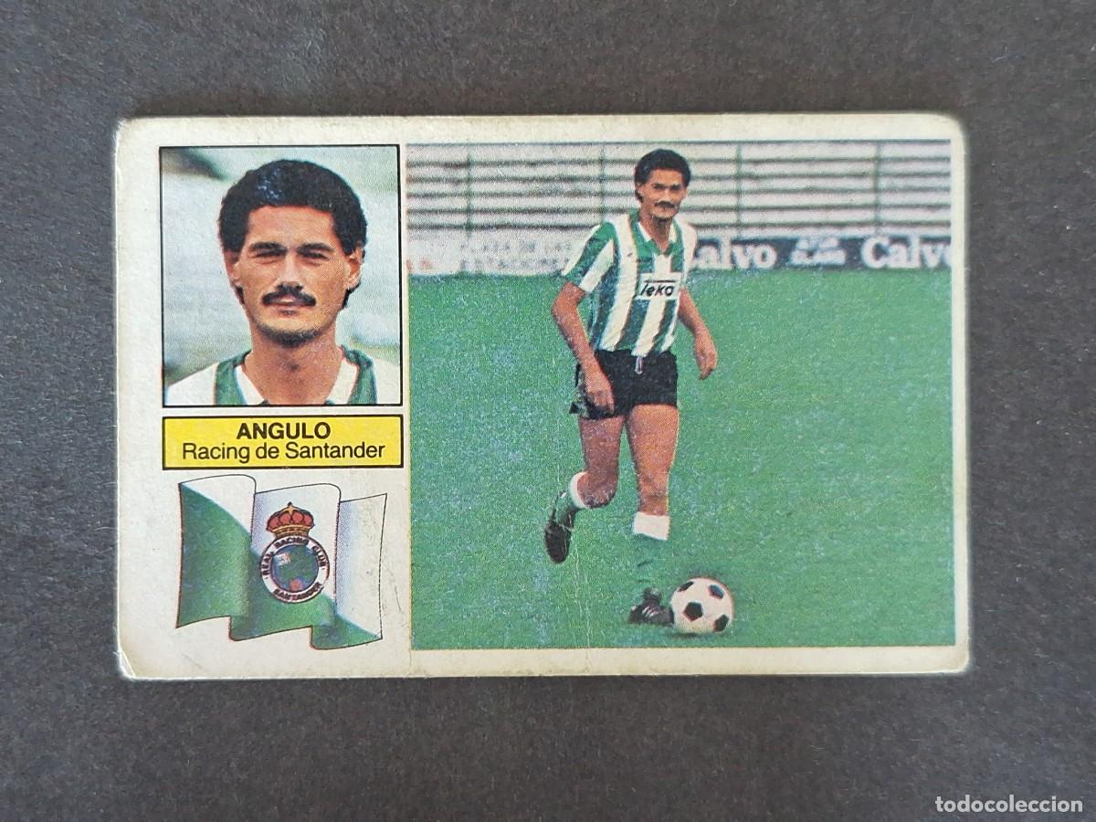 Cromos de f&uacute;tbol: L5 ANGULO VERSION RACING DE SANTANDER LIGA ESTE 1982 1983 82 83 NUNCA PEGADO SIN PEGAR