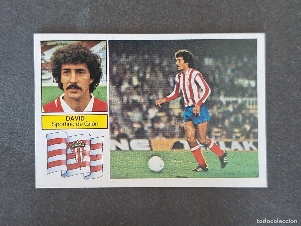 Cromos de f&uacute;tbol: L5 DAVID SPORTING DE GIJON LIGA ESTE 1982 1983 82 83 NUNCA PEGADO SIN PEGAR