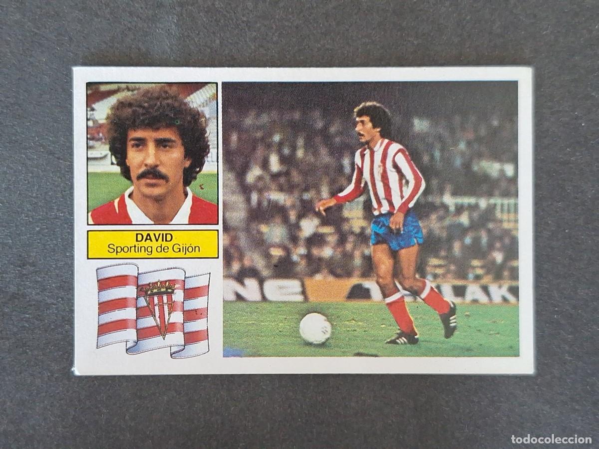 Cromos de f&uacute;tbol: L5 DAVID SPORTING DE GIJON LIGA ESTE 1982 1983 82 83 NUNCA PEGADO SIN PEGAR
