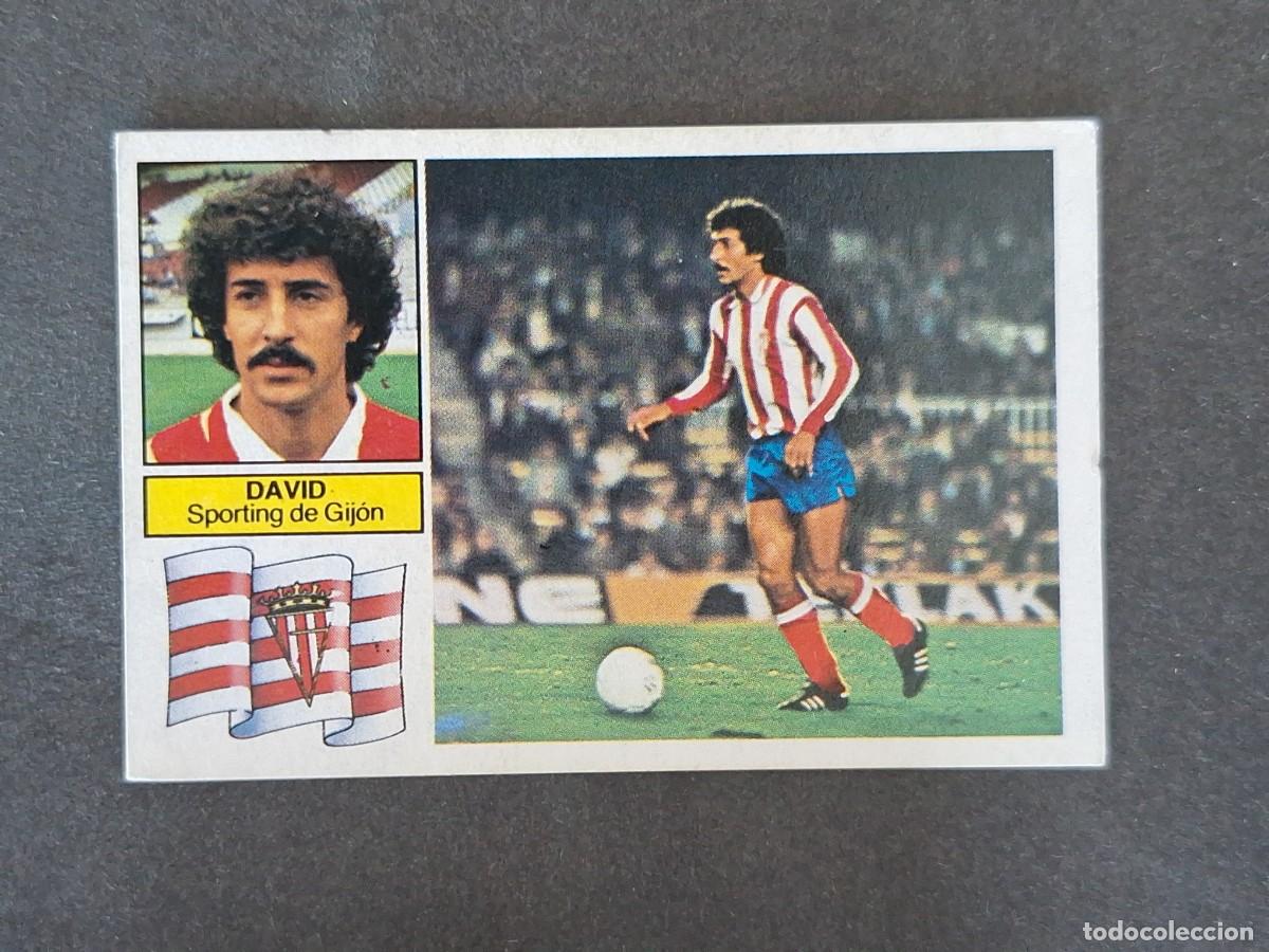 Cromos de f&uacute;tbol: L5 DAVID SPORTING DE GIJON LIGA ESTE 1982 1983 82 83 NUNCA PEGADO SIN PEGAR