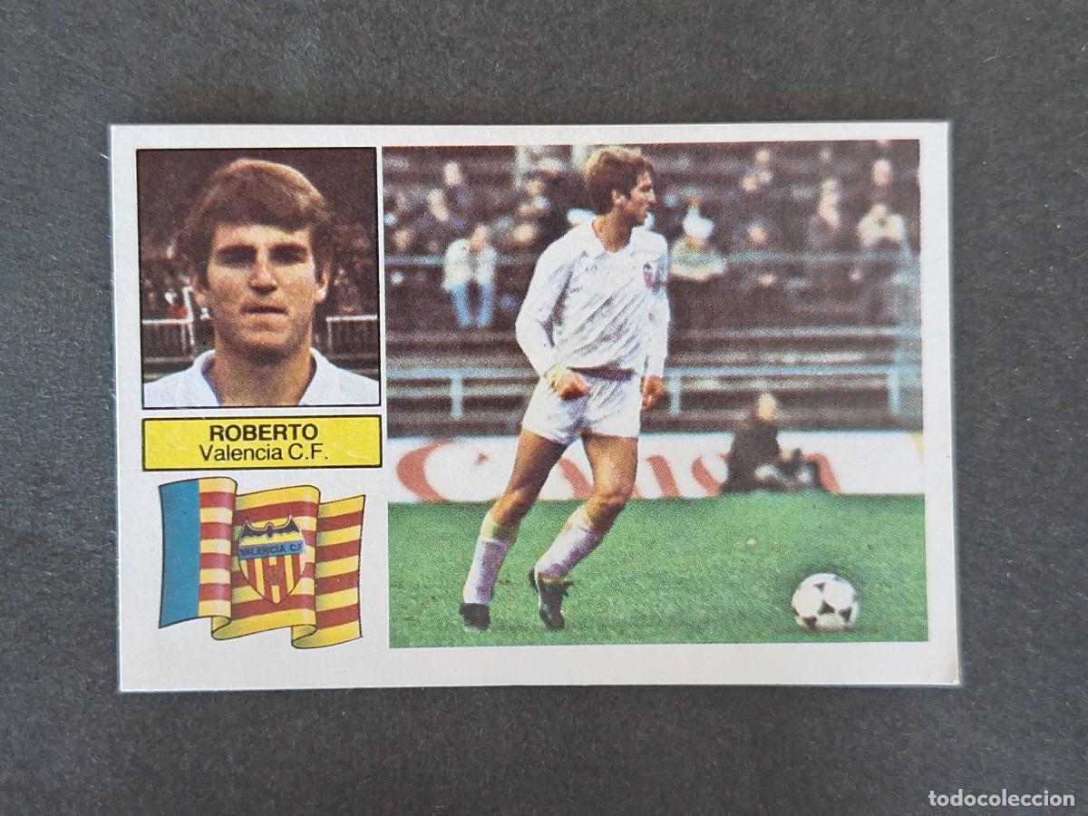 Cartes &agrave; collectionner de Football: L5 ROBERTO VERSION VALENCIA C. F. LIGA ESTE 1982 1983 82 83 NUNCA PEGADO SIN PEGAR