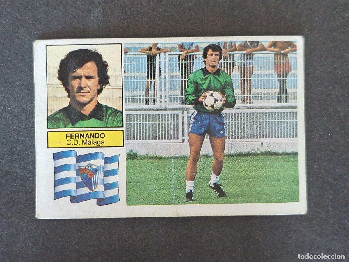 Fu&szlig;ball-Sticker: L5 FERNANADO C. D. MALAGA COLOCA LIGA ESTE 1982 1983 82 83 NUNCA PEGADO SIN PEGAR