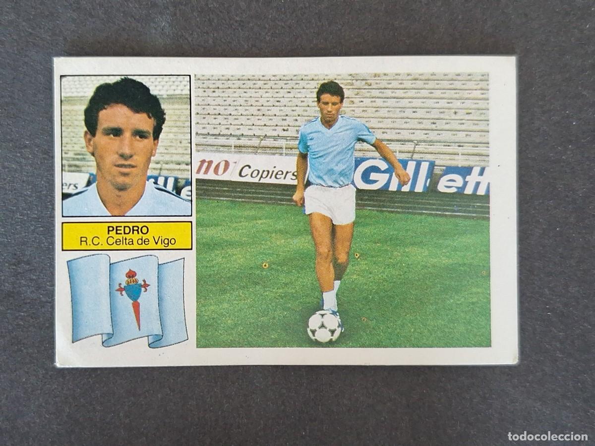 Football Stickers: L5 PEDRO VERSION CELTA DE VIGO FICHAJE 9 LIGA ESTE 1982 1983 82 83 NUNCA PEGADO SIN PEGAR
