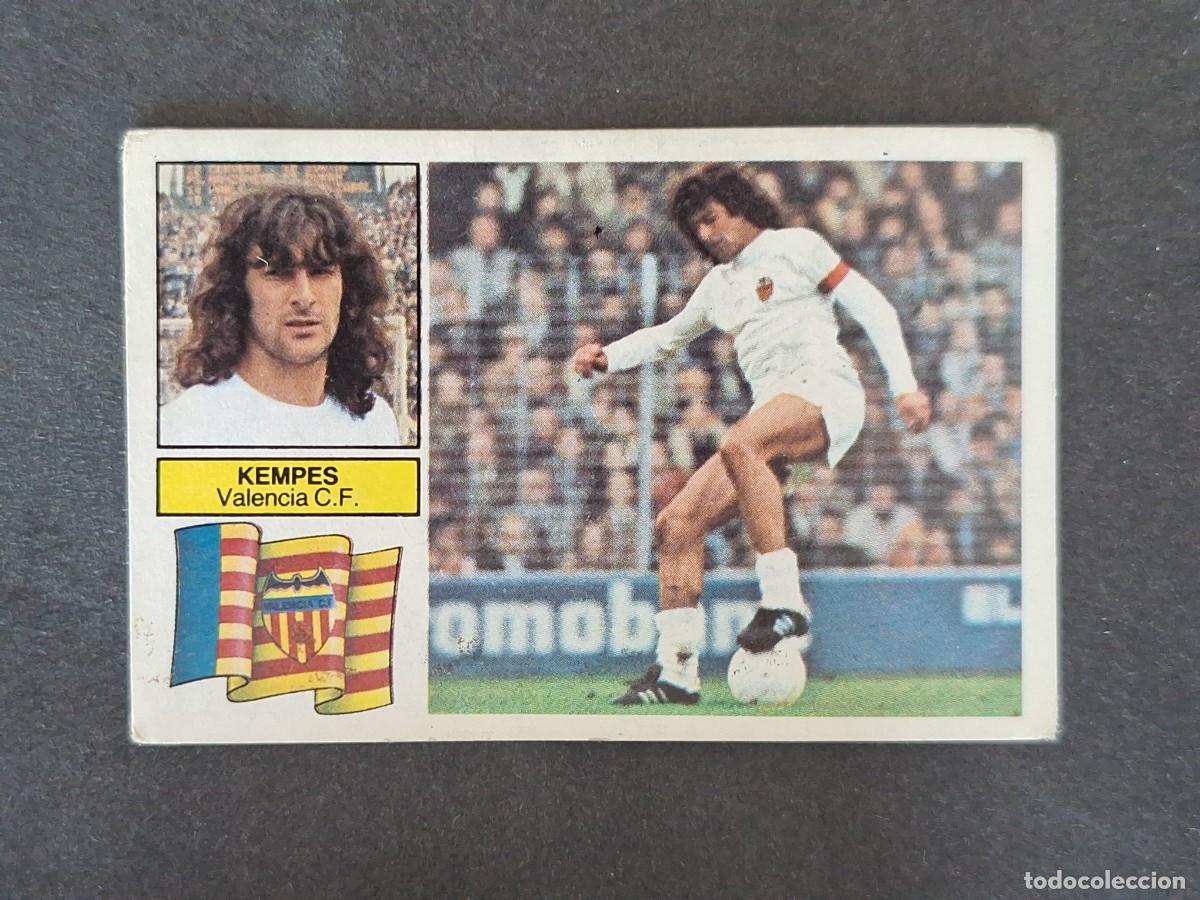 Football Stickers: L5 KEMPES VALENCIA C. F. FICHAJE 10 LIGA ESTE 1982 1983 82 83 NUNCA PEGADO SIN PEGAR