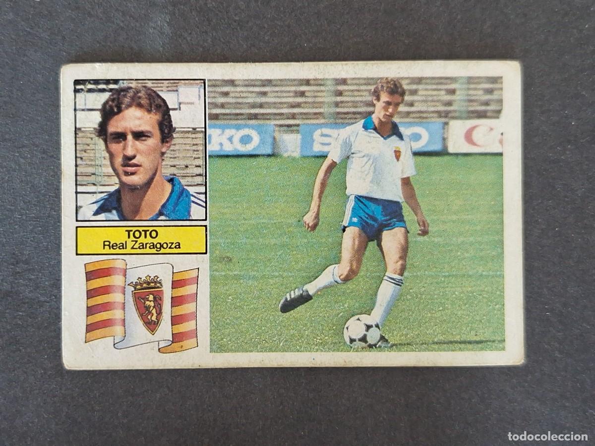 Football Stickers: L5 TOTO REAL ZARAGOZA FICHAJE 17 LIGA ESTE 1982 1983 82 83 NUNCA PEGADO SIN PEGAR