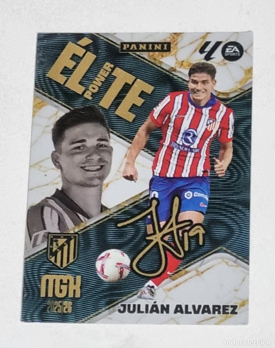 Fu&szlig;ball-Sticker: Cromo Julian Alvarez Athletico Madrid Elite Power MGK 2025/2026 25/26 Panini Laliga