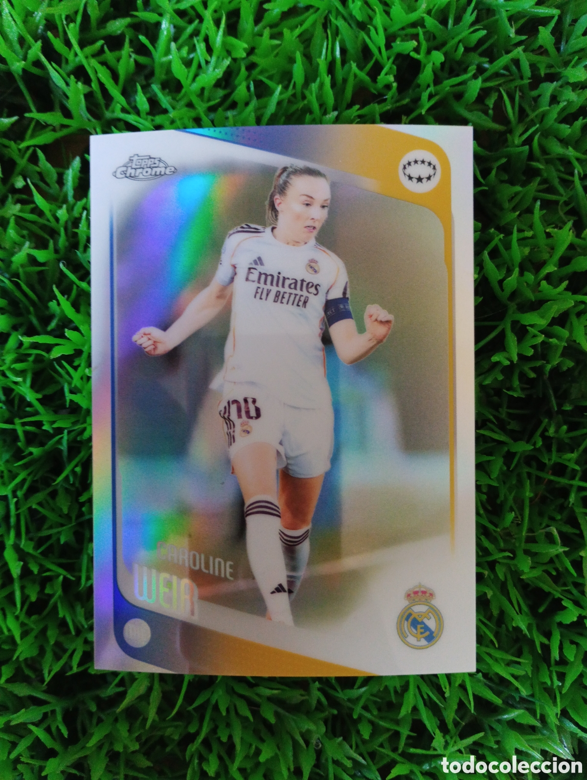 Fu&szlig;ball-Sticker: Caroline Weir Real Madrid Topps Chrome # 87