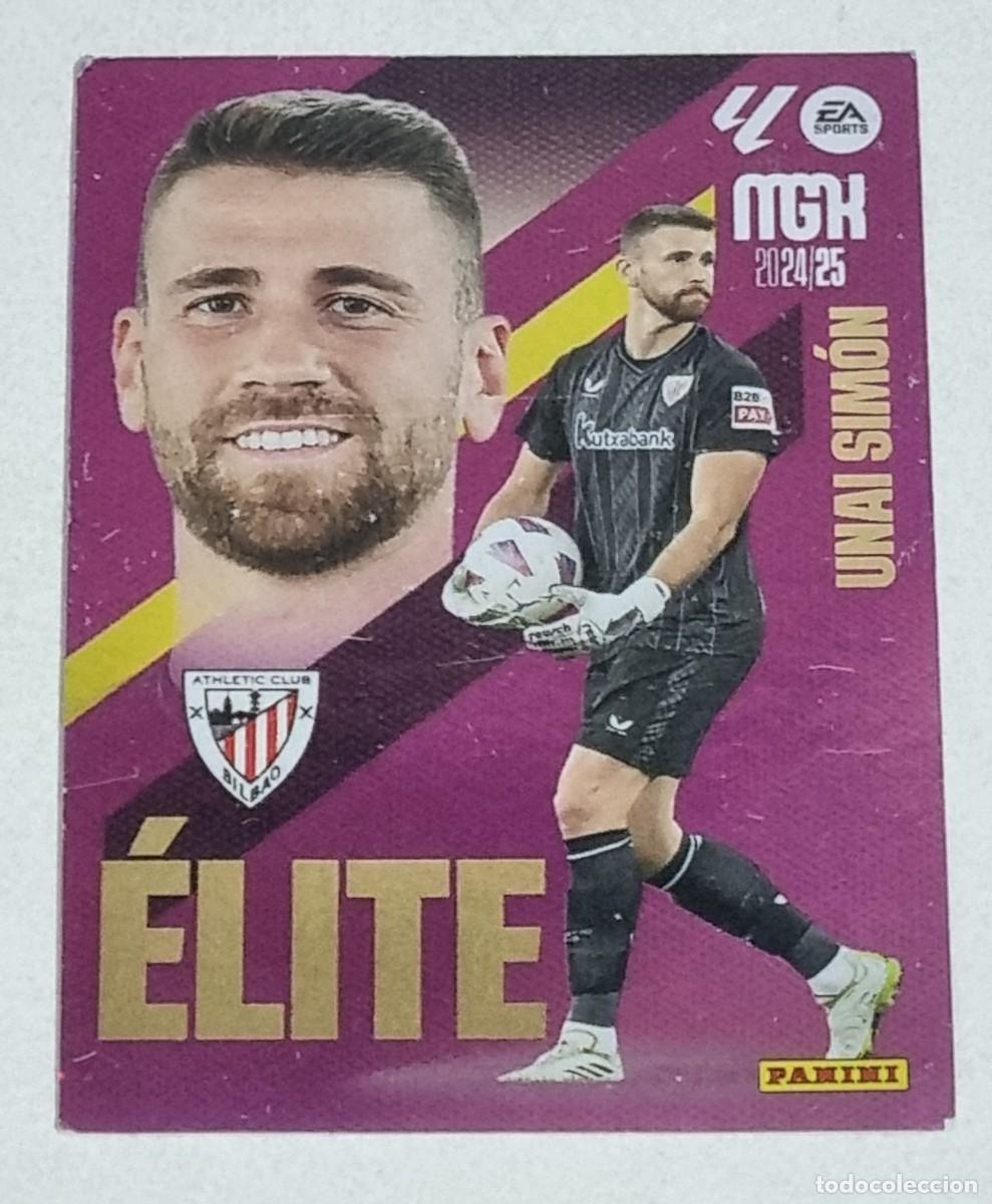 Fu&szlig;ball-Sticker: Cromo Unai Simon Bilbao Elite MGK 2024/2025 24/25 Panini Laliga