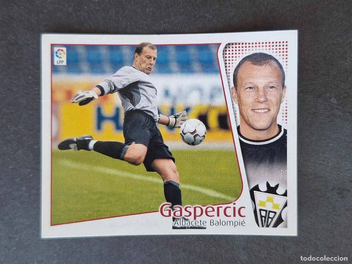 Cromos de f&uacute;tbol: L5 GASPERCIC ALBACETE BALOMPIE LIGA ESTE 2004 2005 04 05 NUNCA PEGADO SIN PEGAR