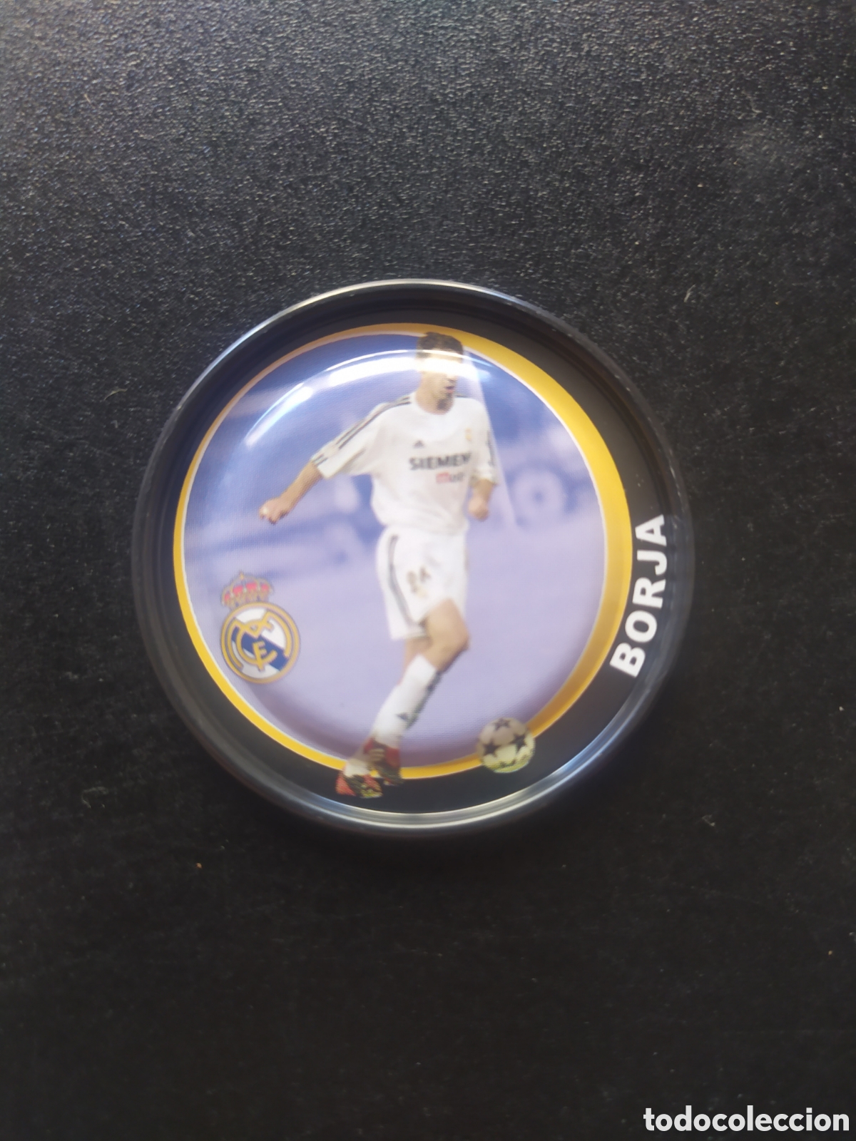 Cromos de f&uacute;tbol: Metal rappers 2004 2005 04 05 magic box int Borja n&deg; 33 Real Madrid