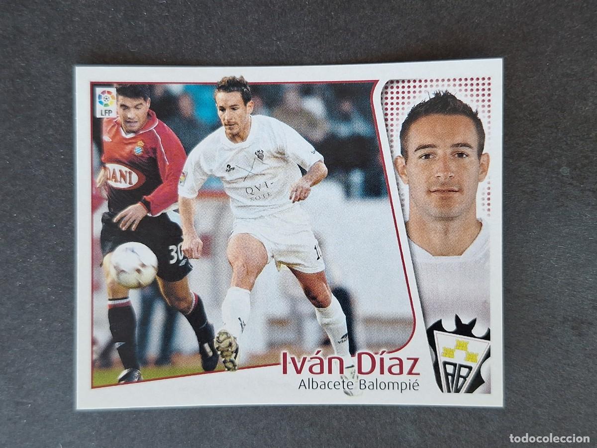 Cromos de f&uacute;tbol: L5 IVAN DIAZ ALBACETE BALOMPIE LIGA ESTE 2004 2005 04 05 NUNCA PEGADO SIN PEGAR