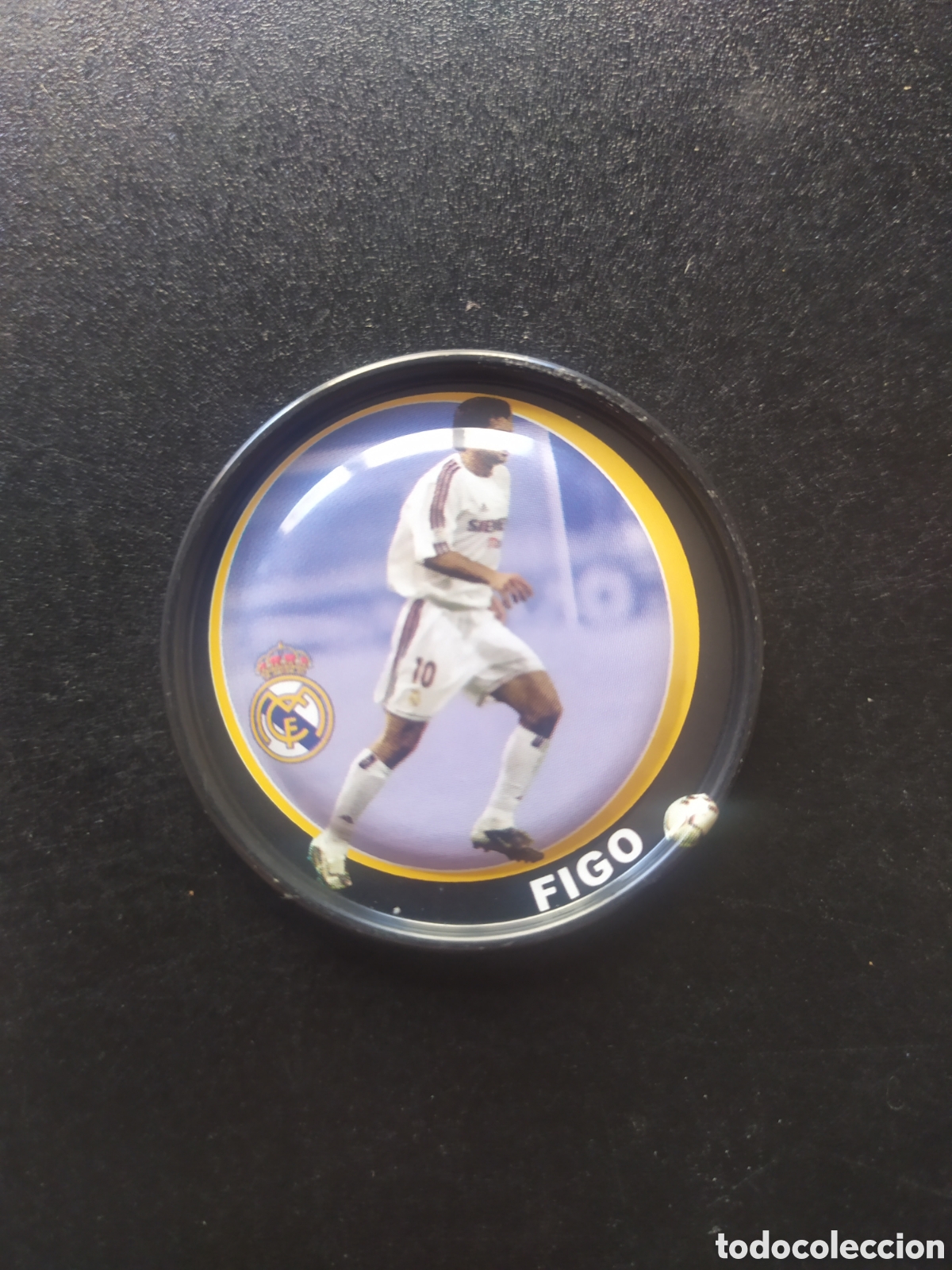 Fu&szlig;ball-Sticker: Metal rappers 2004 2005 04 05 magic box int Figo n&deg; 31 Real Madrid