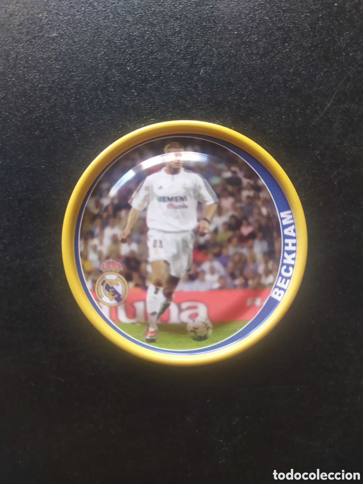 Football Stickers: Metal rappers 2004 2005 04 05 magic box int Beckham n&deg; 44 Real Madrid
