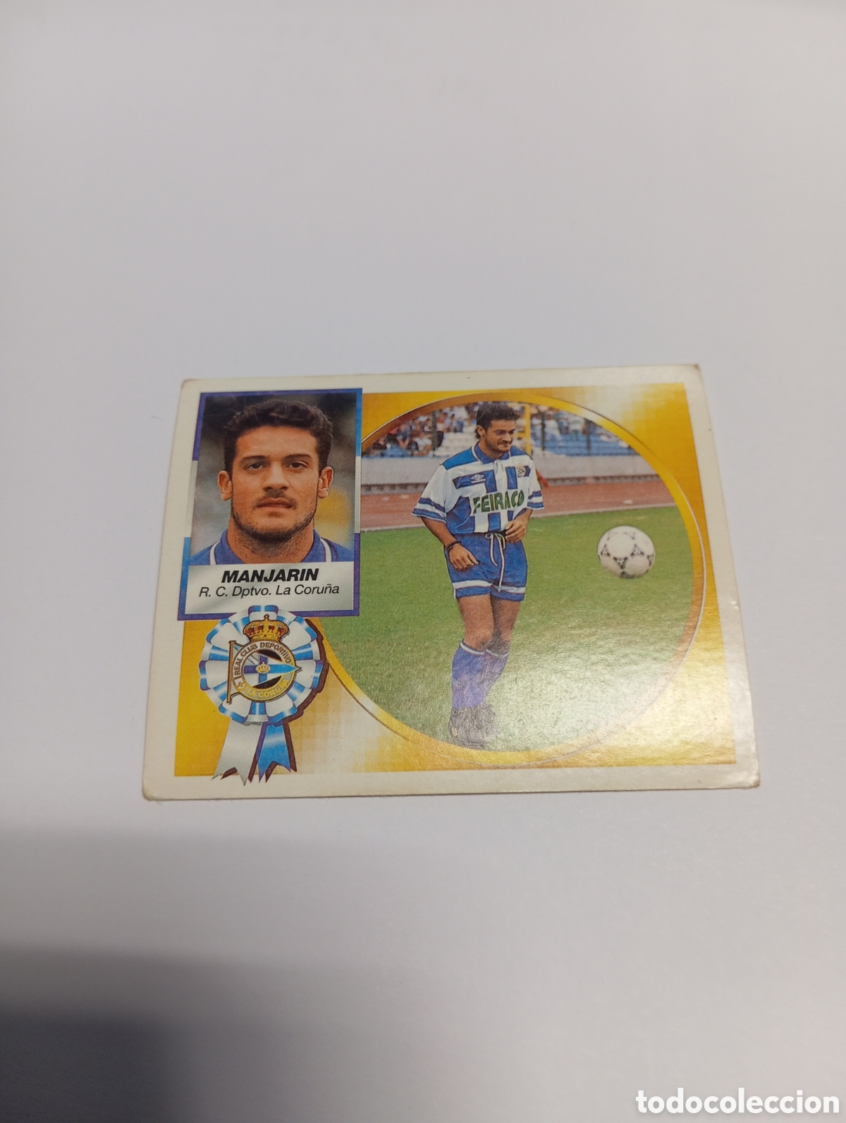 Cromos de f&uacute;tbol: MANJARIN Deportivo Liga Este 1994 1995 NUEVO SIN PEGAR PANINI 94 95
