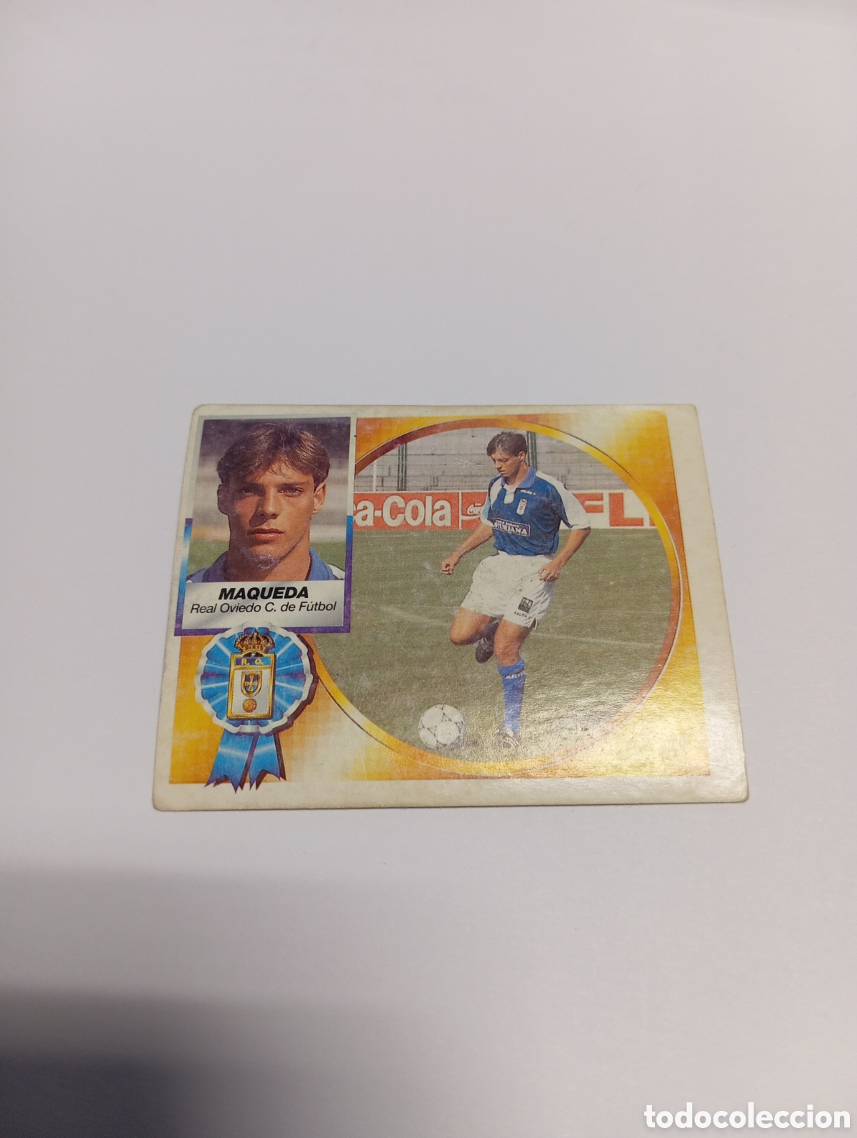 Cromos de f&uacute;tbol: MAQUEDA Oviedo Liga Este 1994 1995 NUEVO SIN PEGAR PANINI 94 95