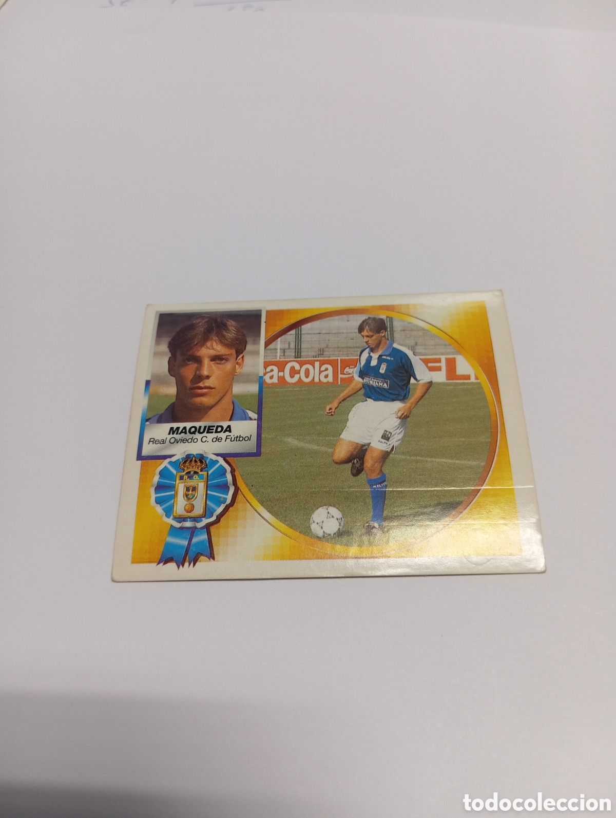 Cromos de f&uacute;tbol: MAQUEDA Oviedo Liga Este 1994 1995 NUEVO SIN PEGAR PANINI 94 95