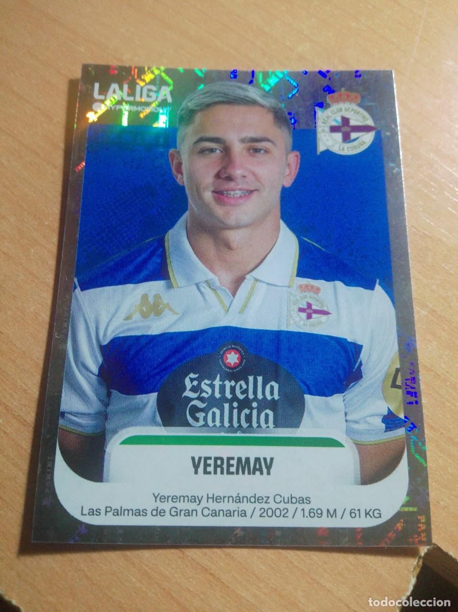 Football Stickers: 188 YEREMAY DEPORTIVO DE LA CORU&Ntilde;A 2&ordf; DIVISION HYPERMOTION 25 26 PANINI 2025 2026