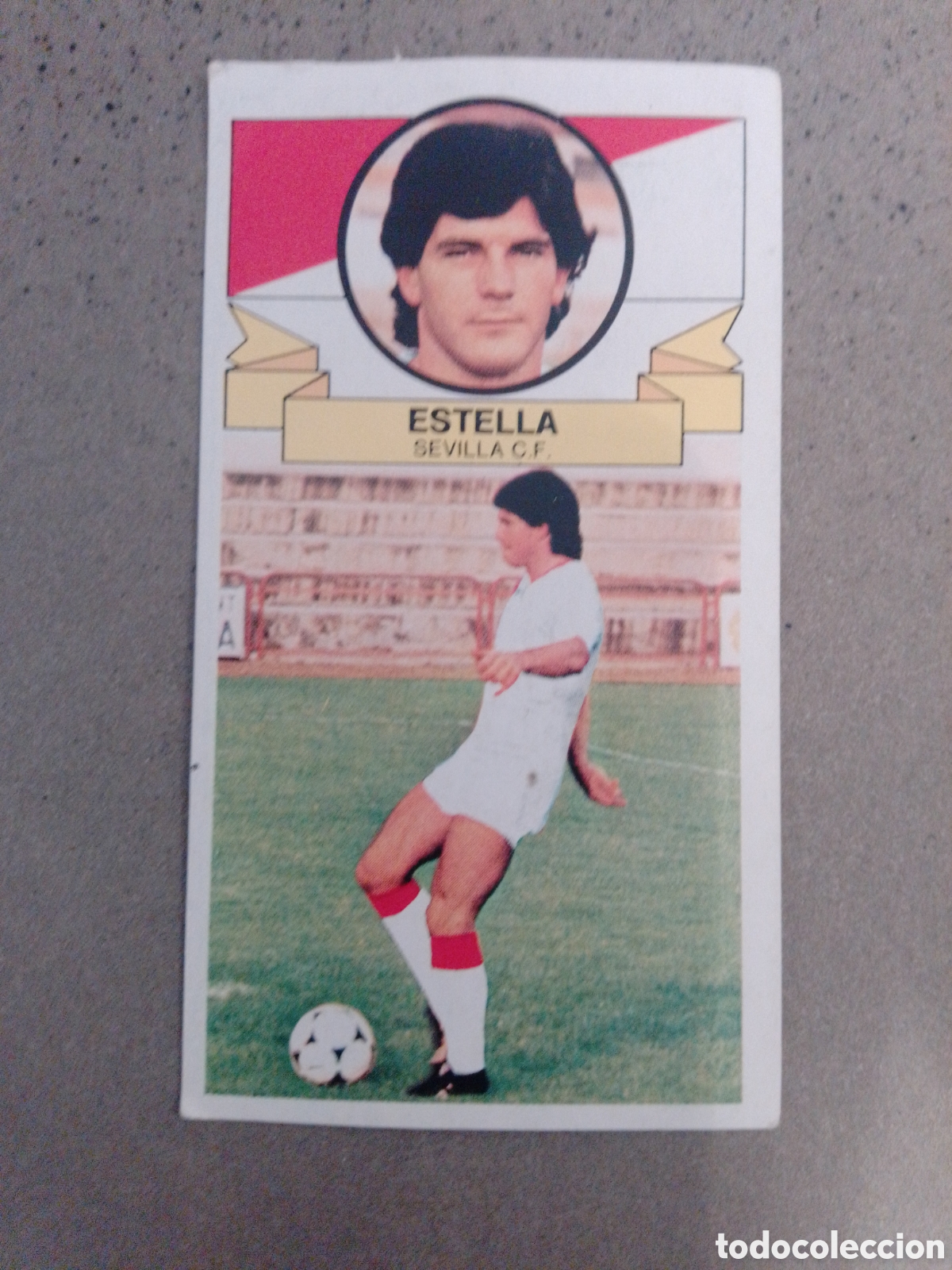 Cromos de Futebol: ESTELLA SEVILLA FICHAJE 22 1985-86 ESTE DESPEGADO