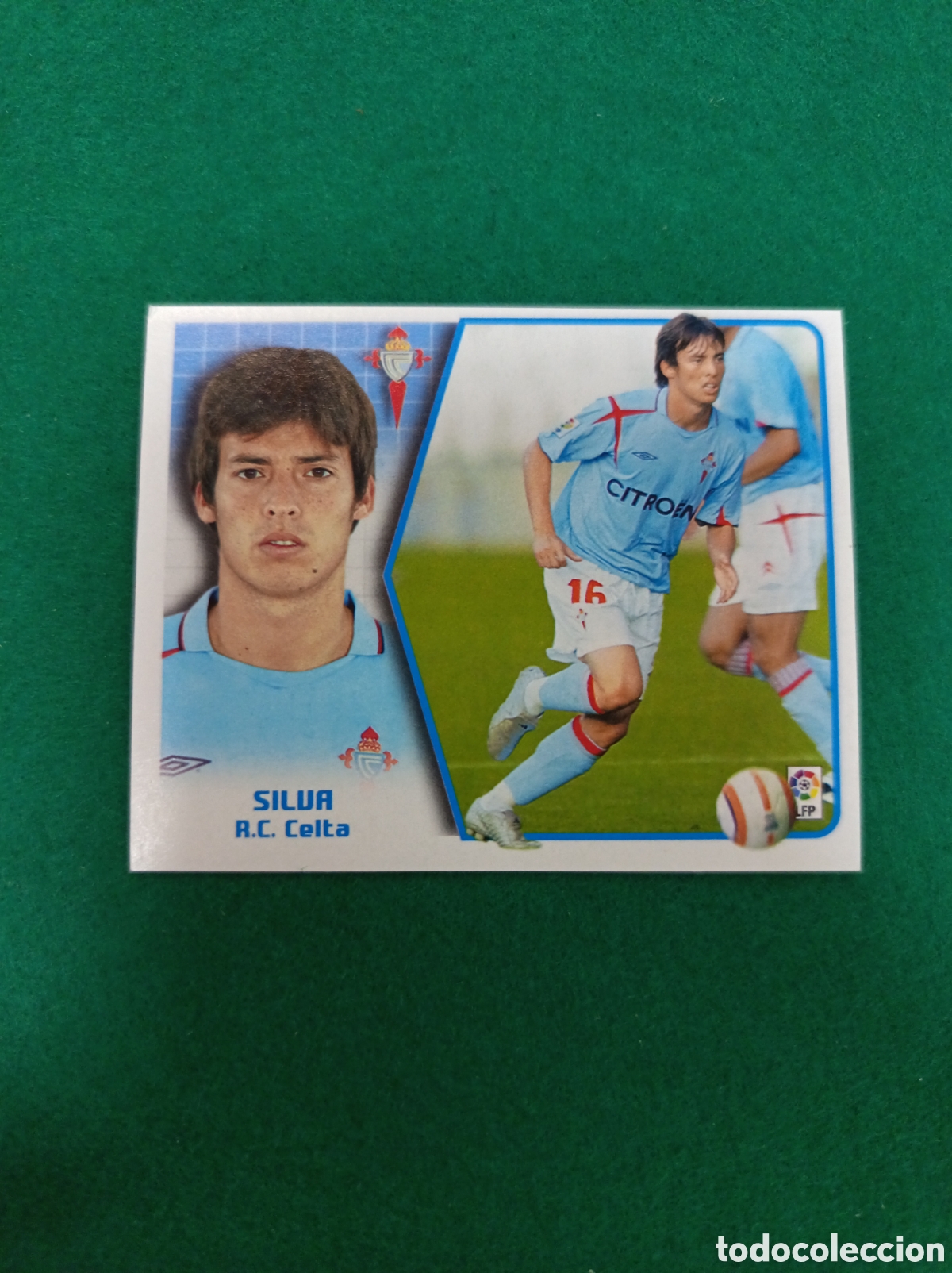 Cromos de f&uacute;tbol: Cromo Silva. Liga 2005 2006 coloca, nunca pegado. celta