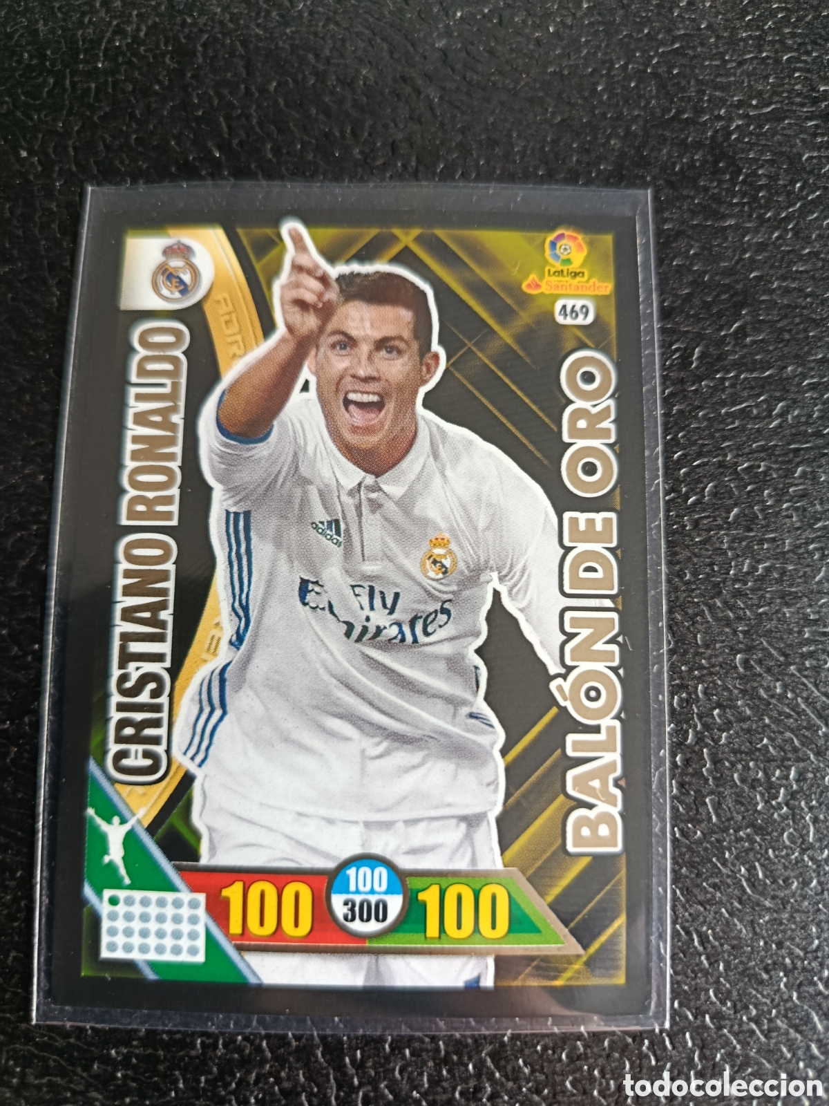 Cromos de f&uacute;tbol: ADRENALYN XL CRISTIANO RONALDO 469 BALON DE ORO REAL MADRID CROMO LIGA 16 17 TEMP 2016 2017 PANINI