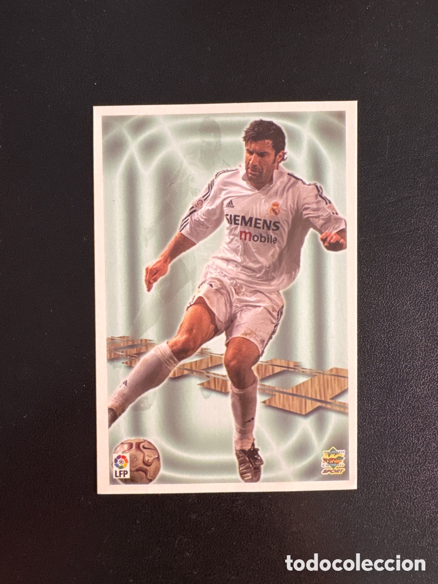 Cromos de f&uacute;tbol: FIGO REAL MADRID NUMERO 80 TOP LA LIGA 2004 MUNDICROMO
