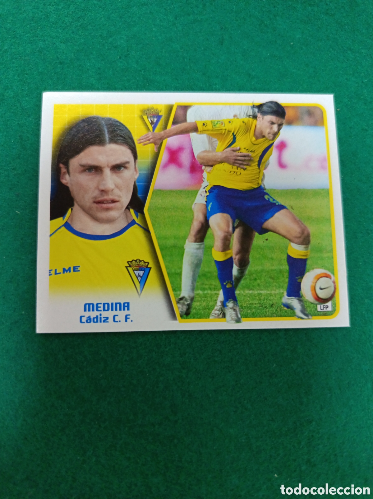 Cromos de f&uacute;tbol: Cromo Medina, coloca. Liga 2005 2006. Nunca pegado, Cadiz