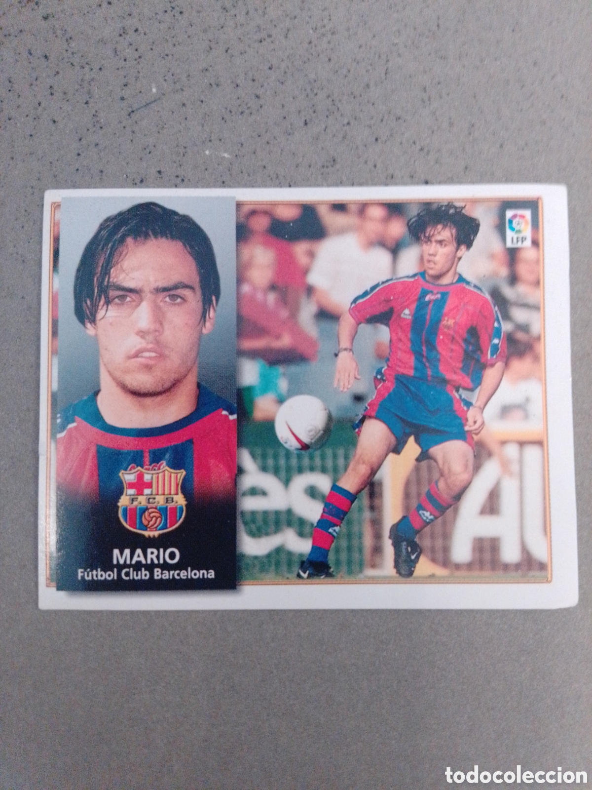 Cromos de f&uacute;tbol: MARIO BARCELONA FICHAJE 6 1998-99 ESTE SIN PEGAR
