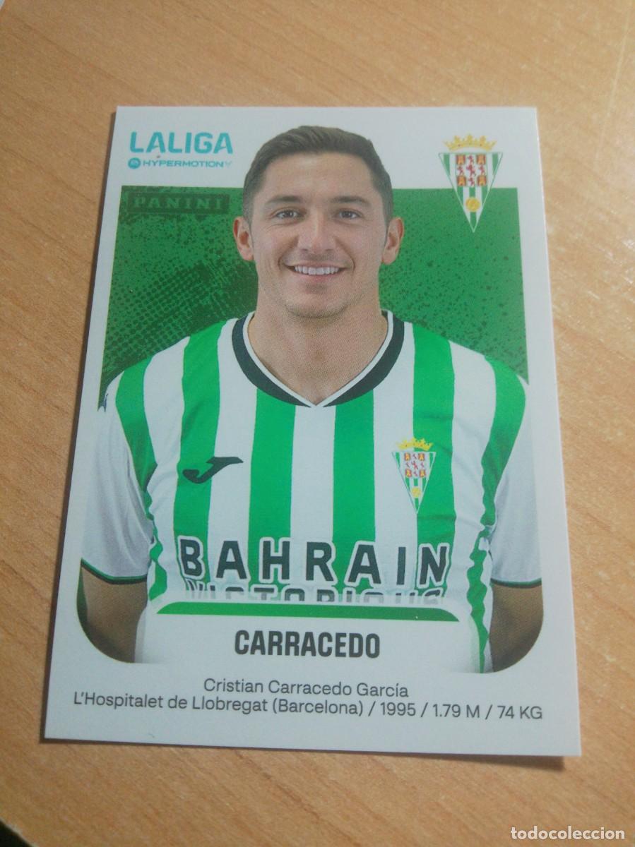 Cromos de f&uacute;tbol: 152 CARRACEDO DEL CORDOBA 2&ordf; DIVISION HYPERMOTION 25 26 PANINI 2025 2026