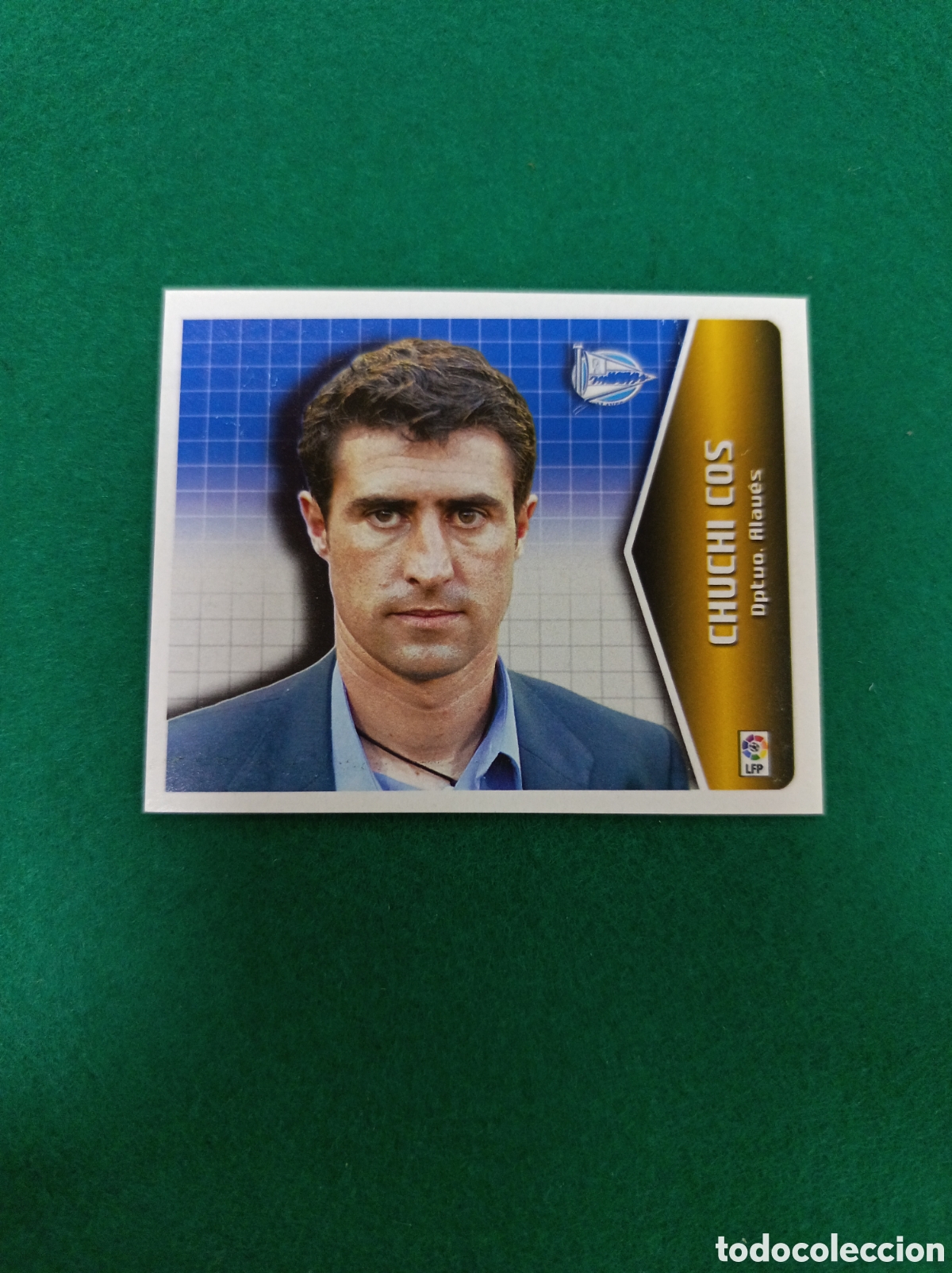 Cromos de f&uacute;tbol: Cromo Chuchi Cos. Coloca. Nunca pegado. Liga 2005 2006. Alav&eacute;s