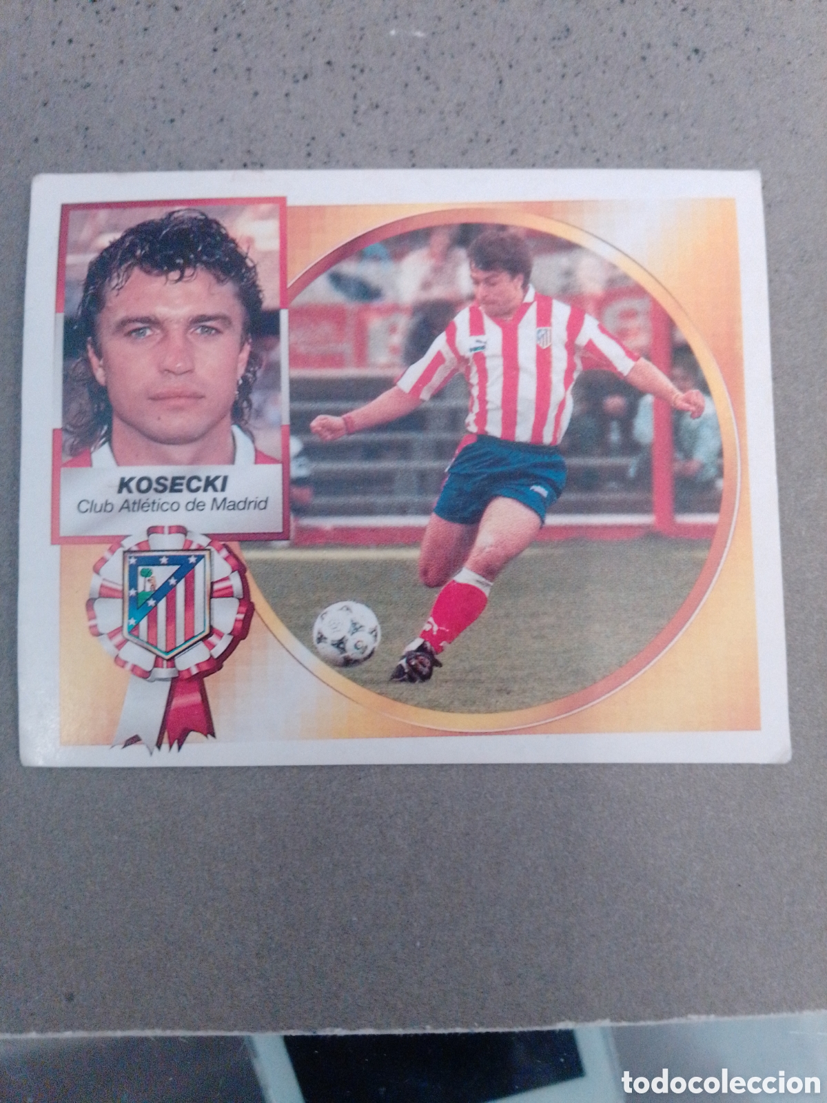 Cromos de f&uacute;tbol: KOSECKI ATLETICO DE MADRID 1994-95 ESTE SIN PEGAR